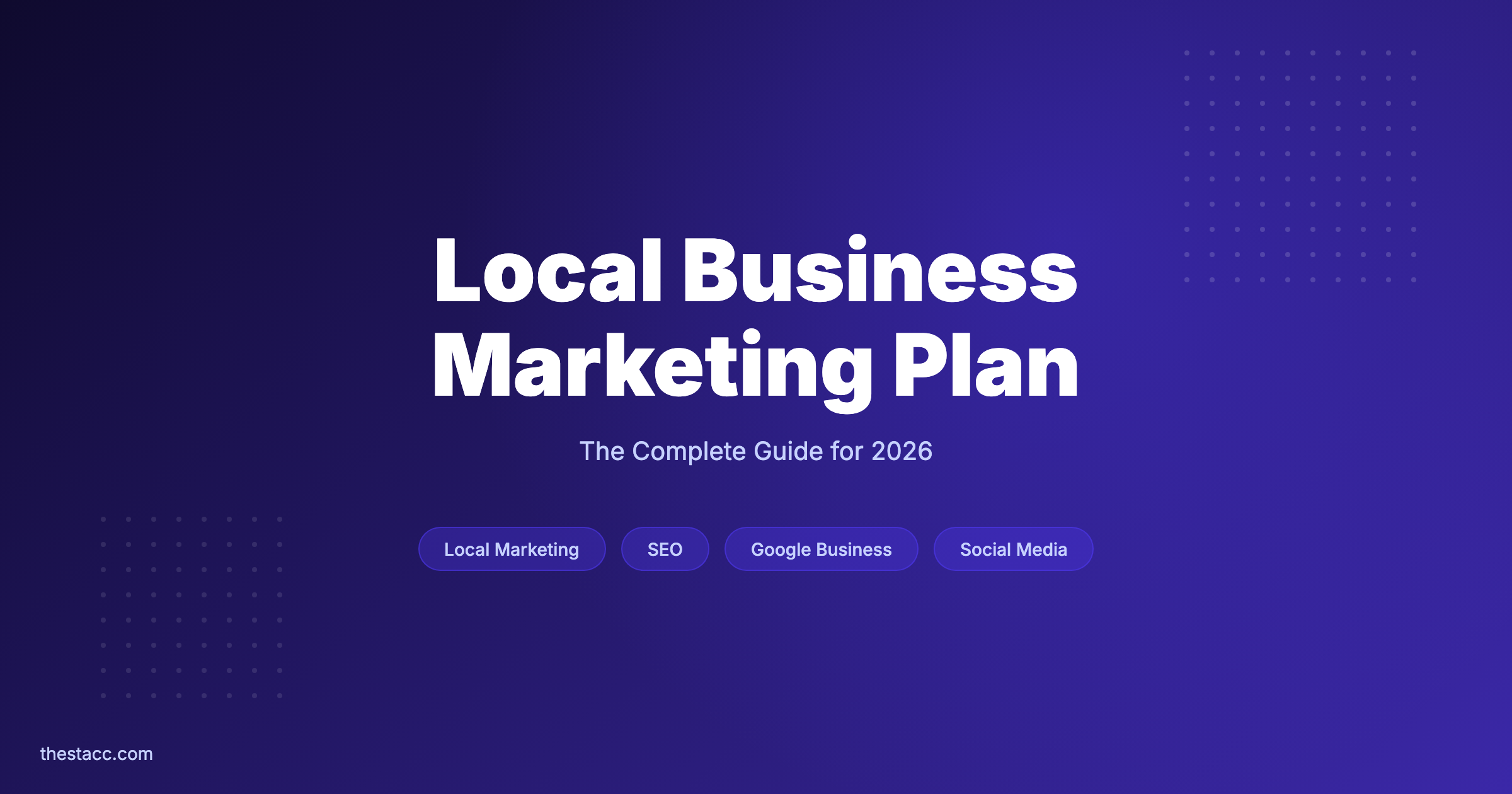 Local Business Marketing Plan: The Complete Guide