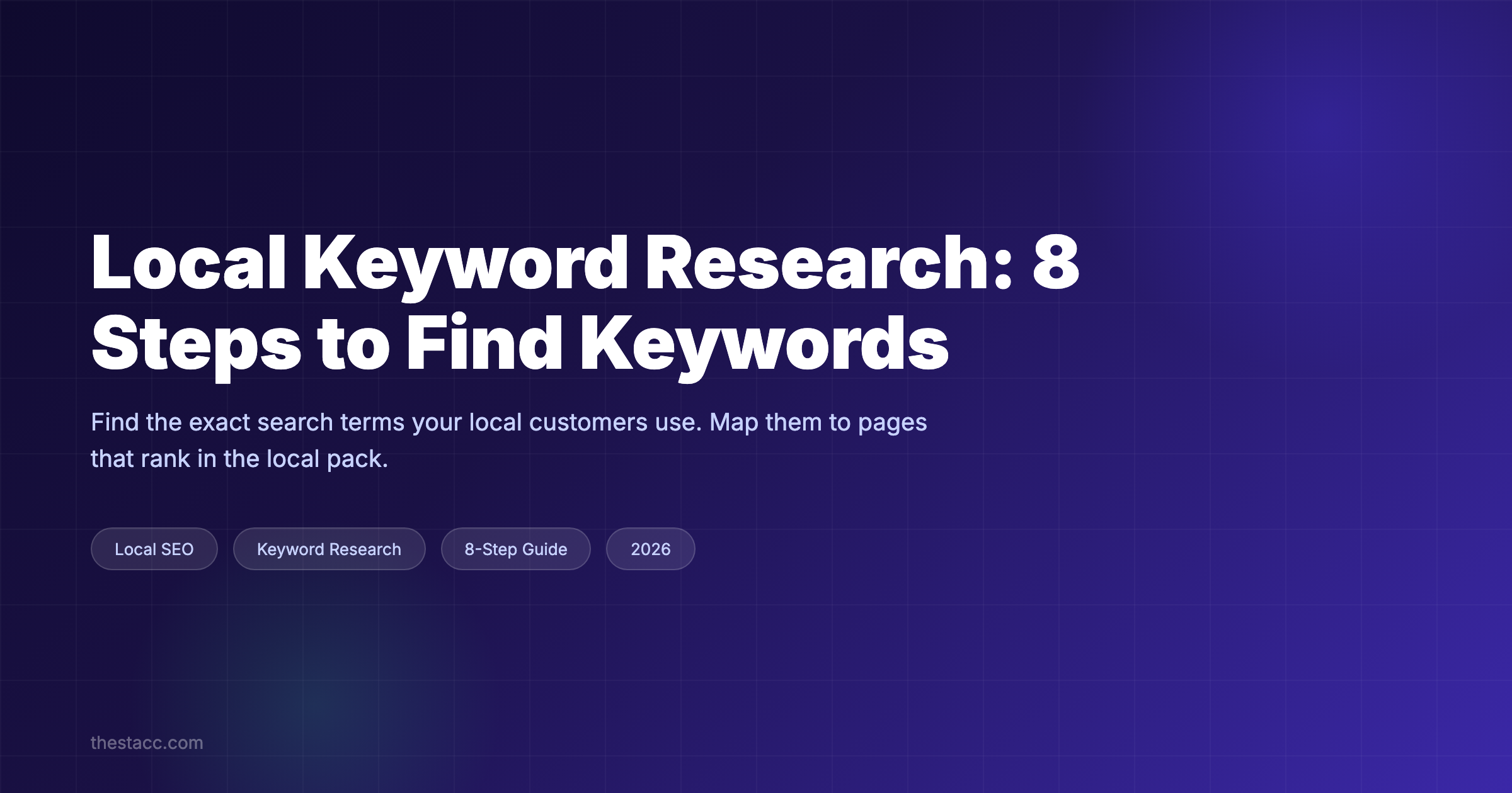 Local Keyword Research: 8 Steps to Find Keywords