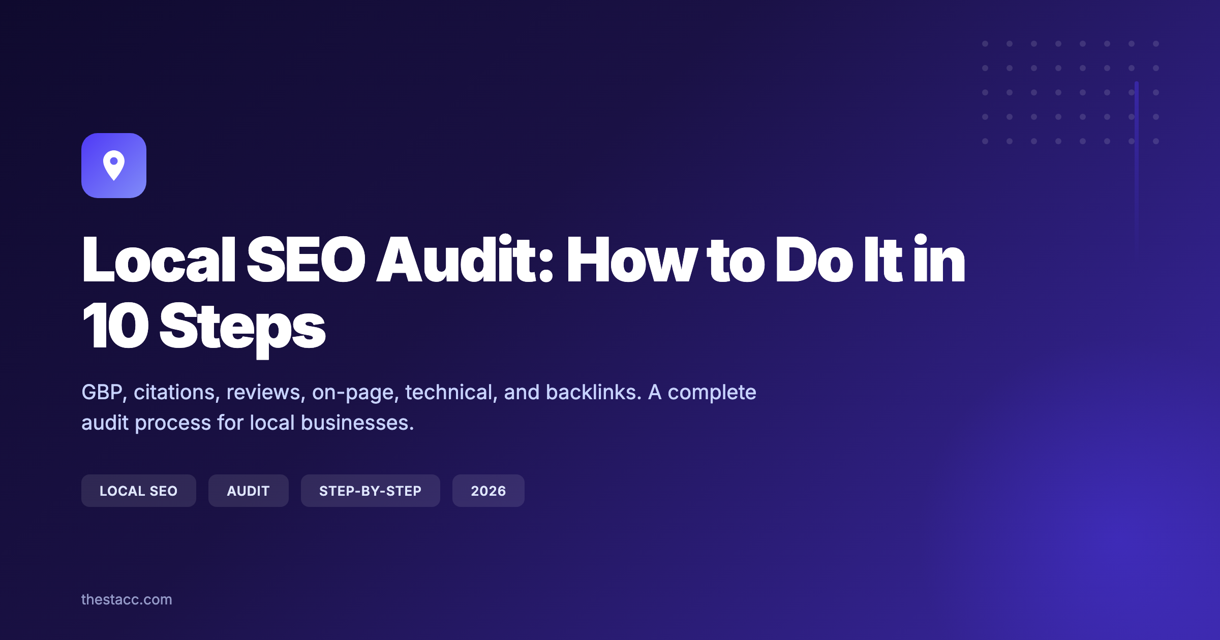 Local SEO Audit: How to Do It in 10 Steps (2026)