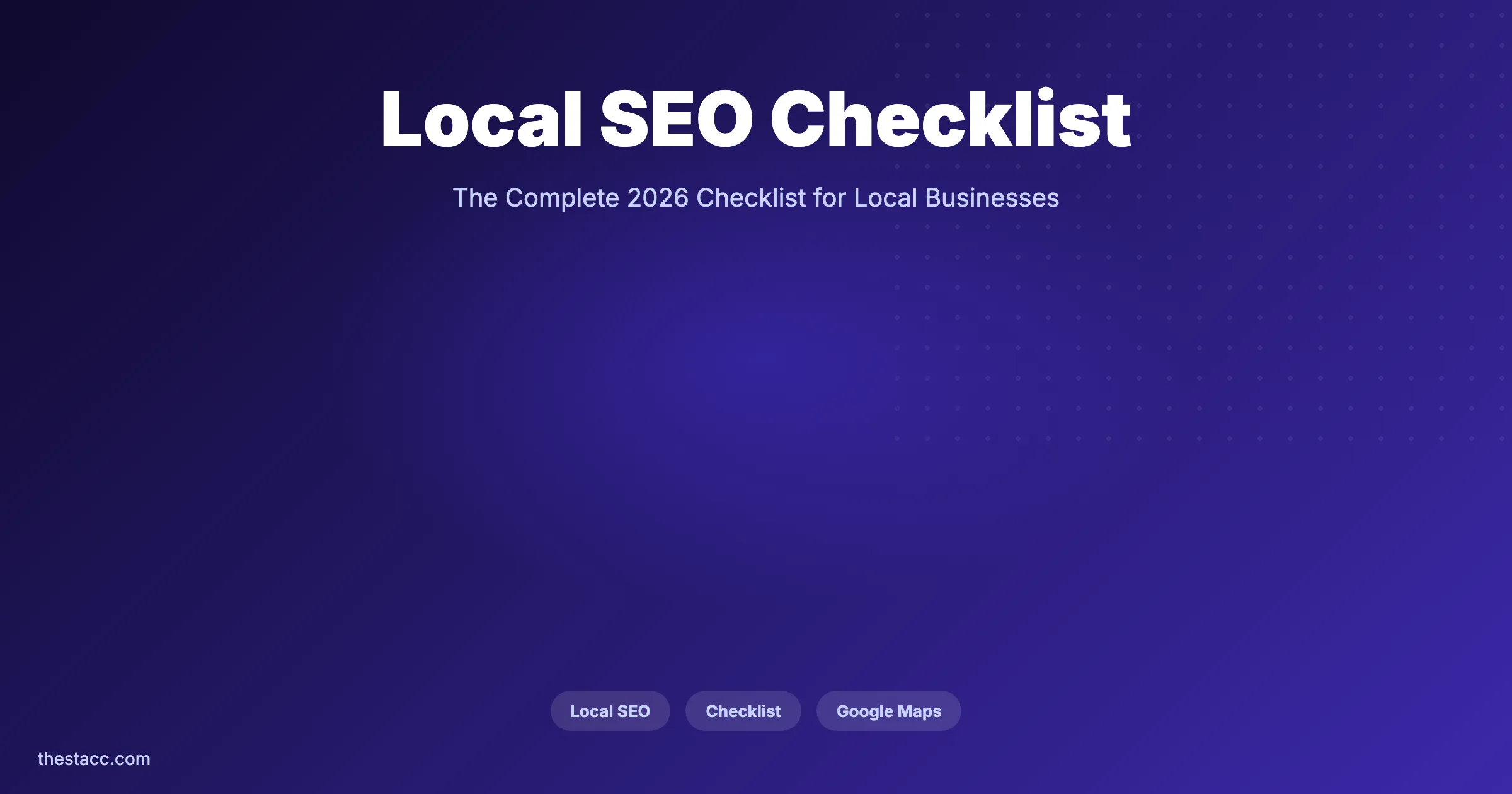 Checklist SEO local : 40 points à vérifier