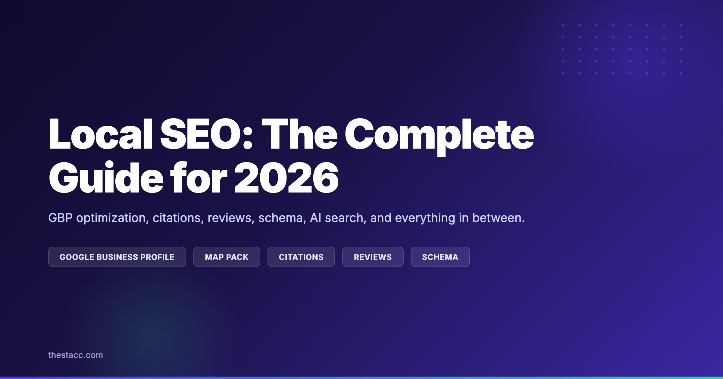 Local SEO: The Complete Guide for 2026
