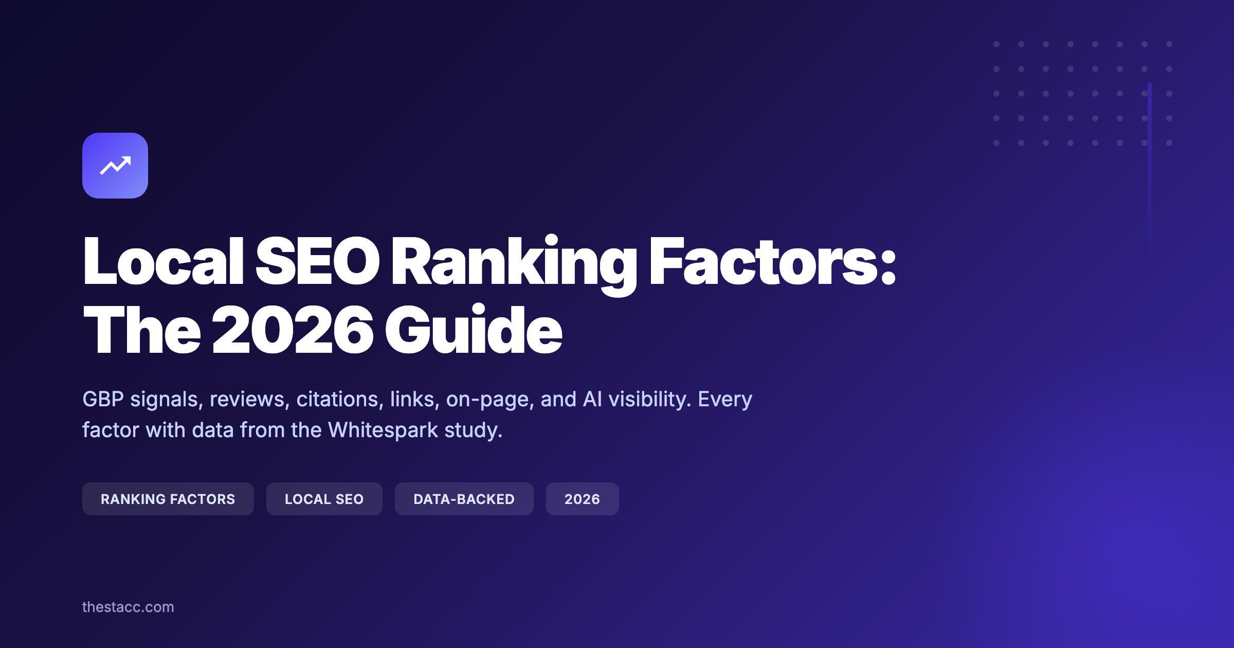 Local SEO Ranking Factors: The 2026 Guide