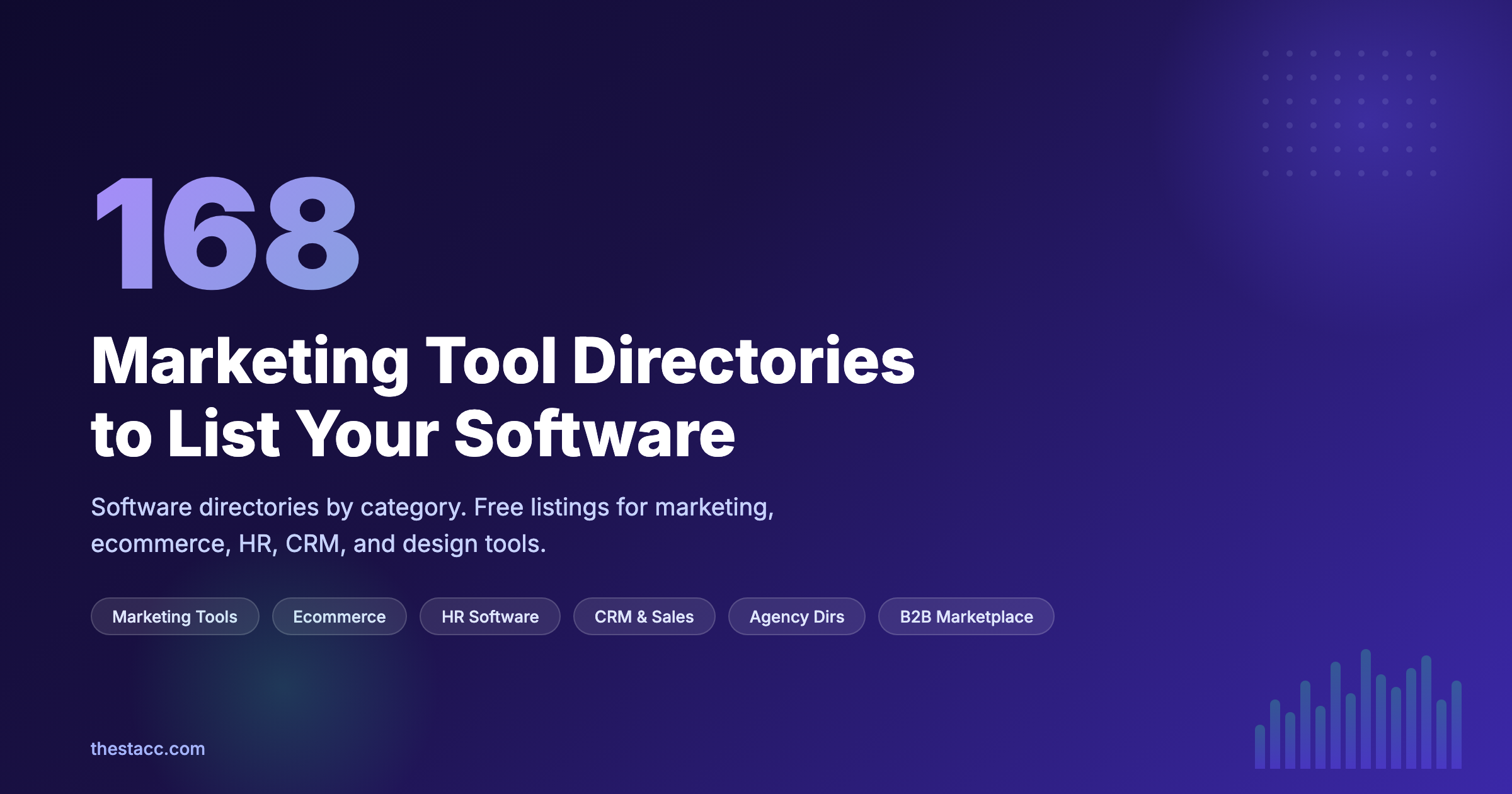 168 Marketing Tool Directories to List Your Software (2026)
