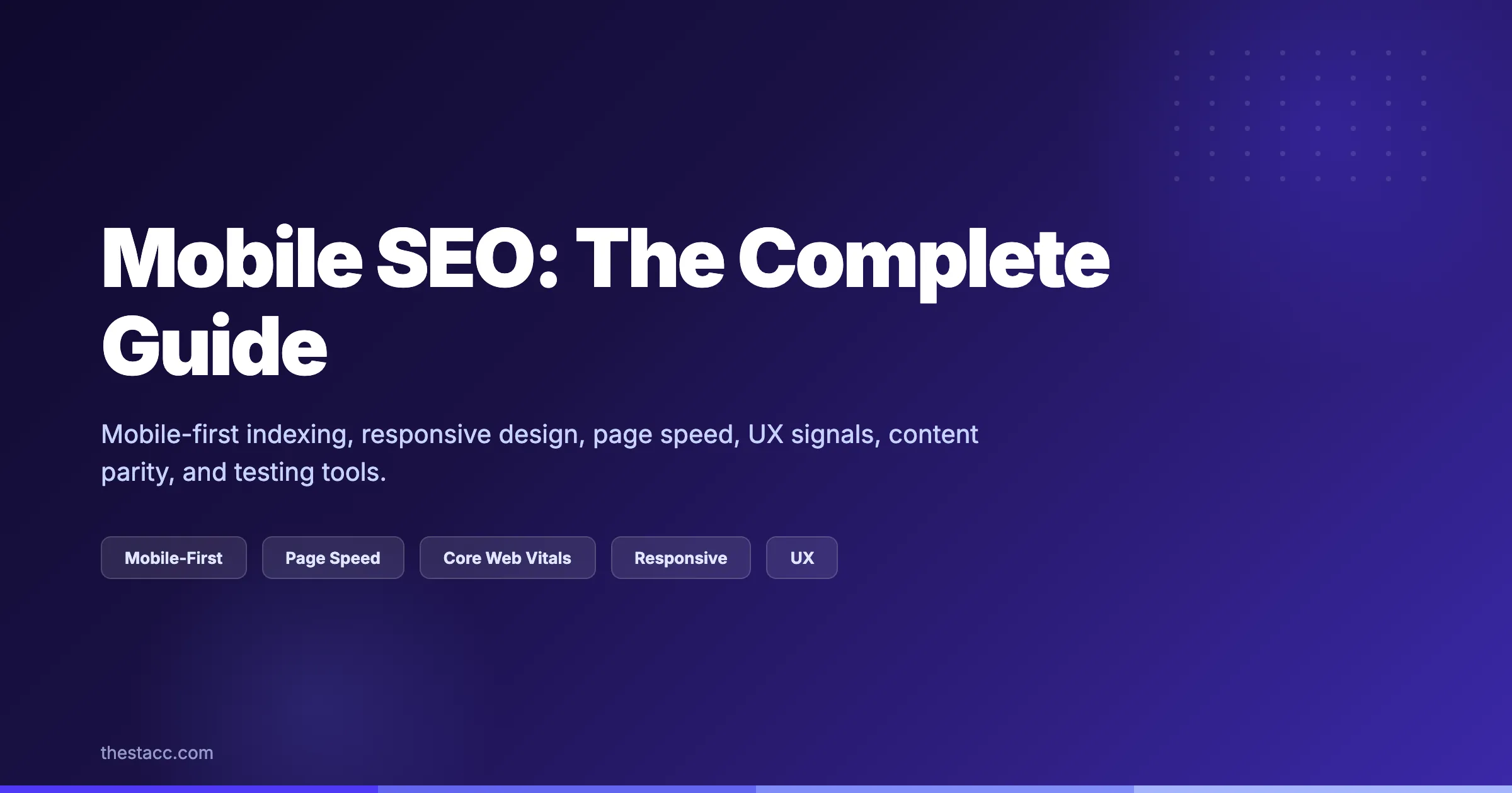 SEO mobile : guide complet (2026)