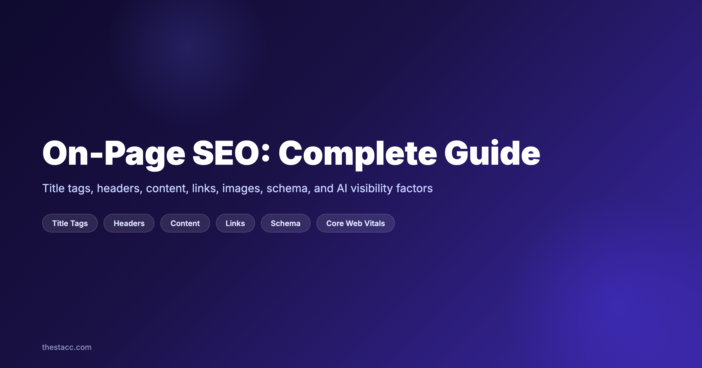 On-Page SEO: The Complete Guide (2026)