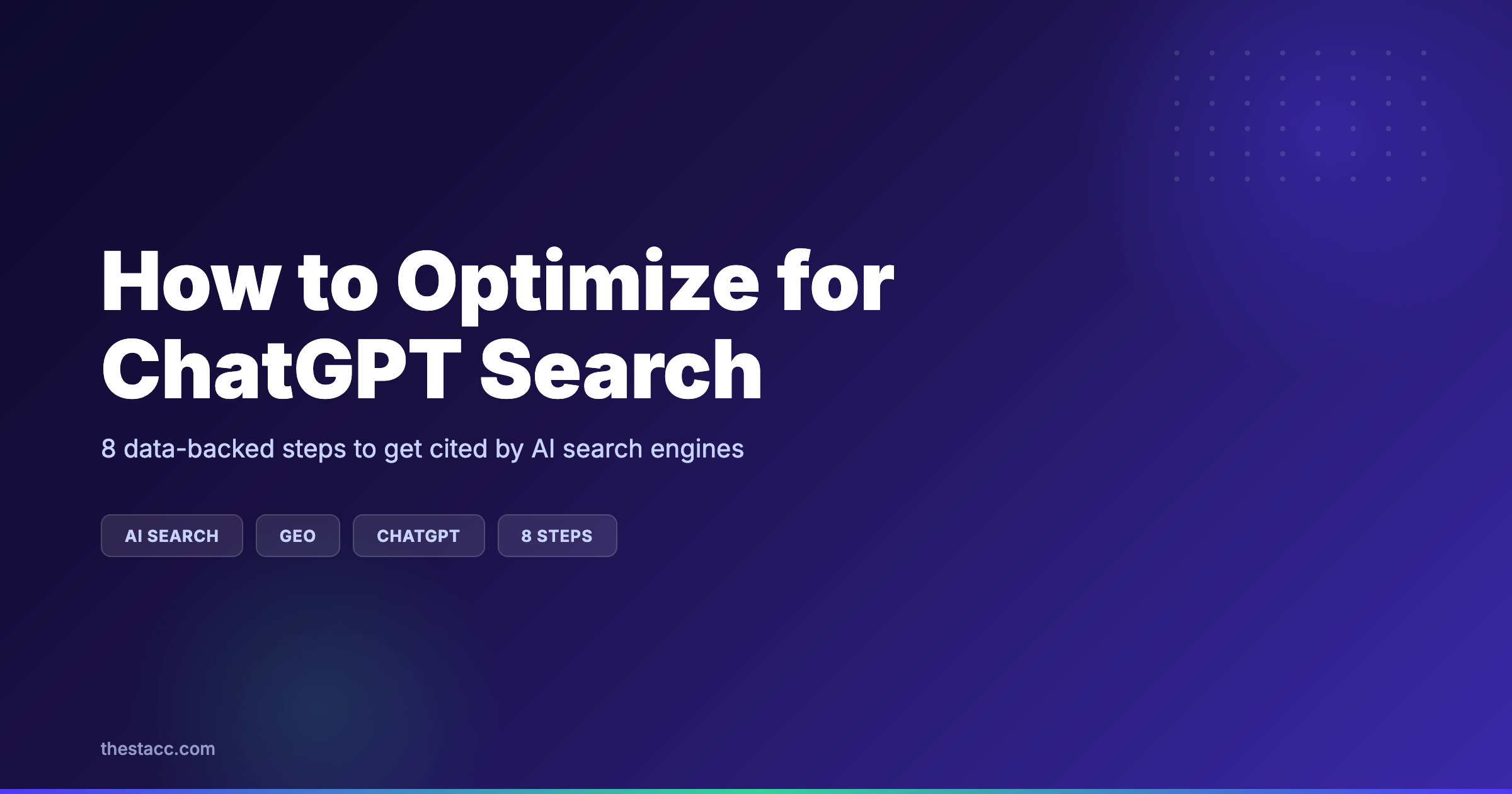 How to Optimize for ChatGPT Search in 2026
