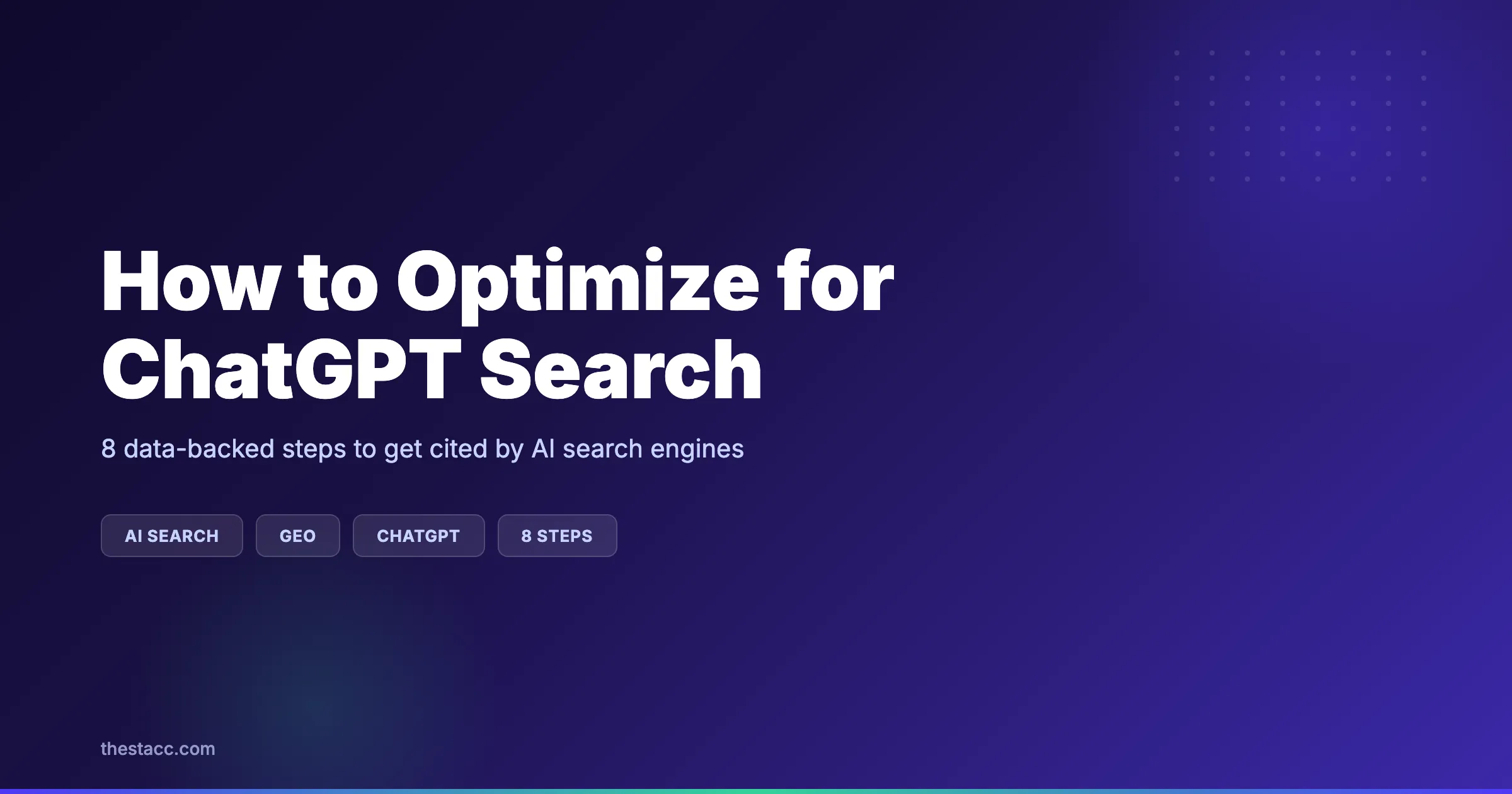 How to Optimize for ChatGPT Search in 2026