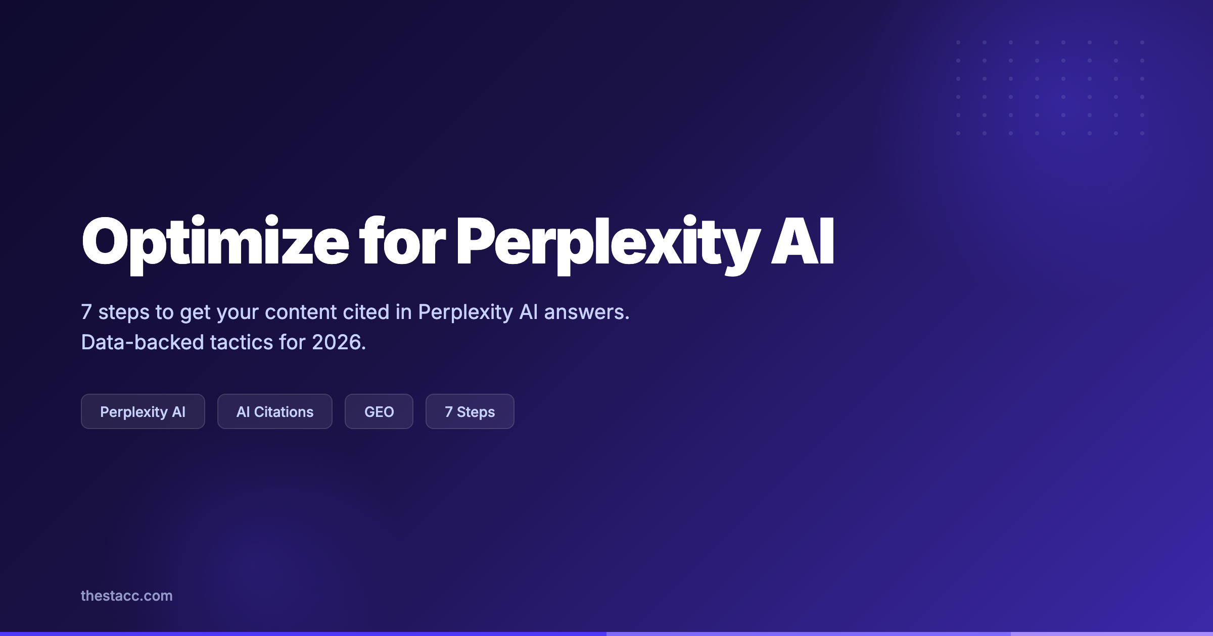 How to Optimize for Perplexity AI in 7 Steps (2026)