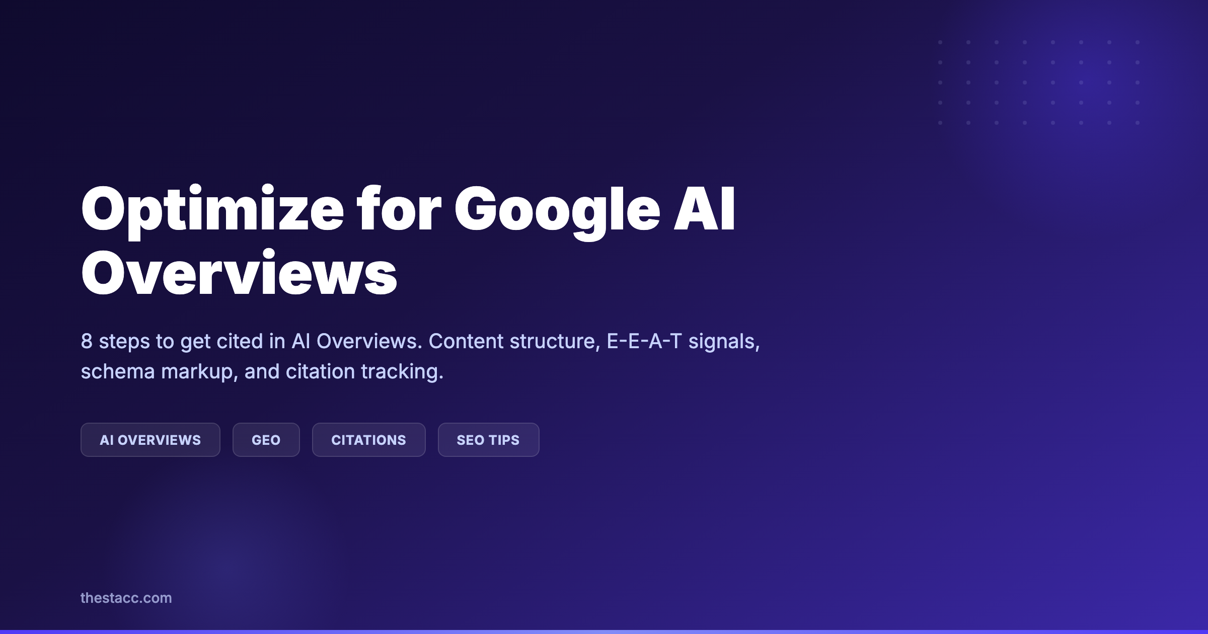 How to Optimize for Google AI Overviews (2026)