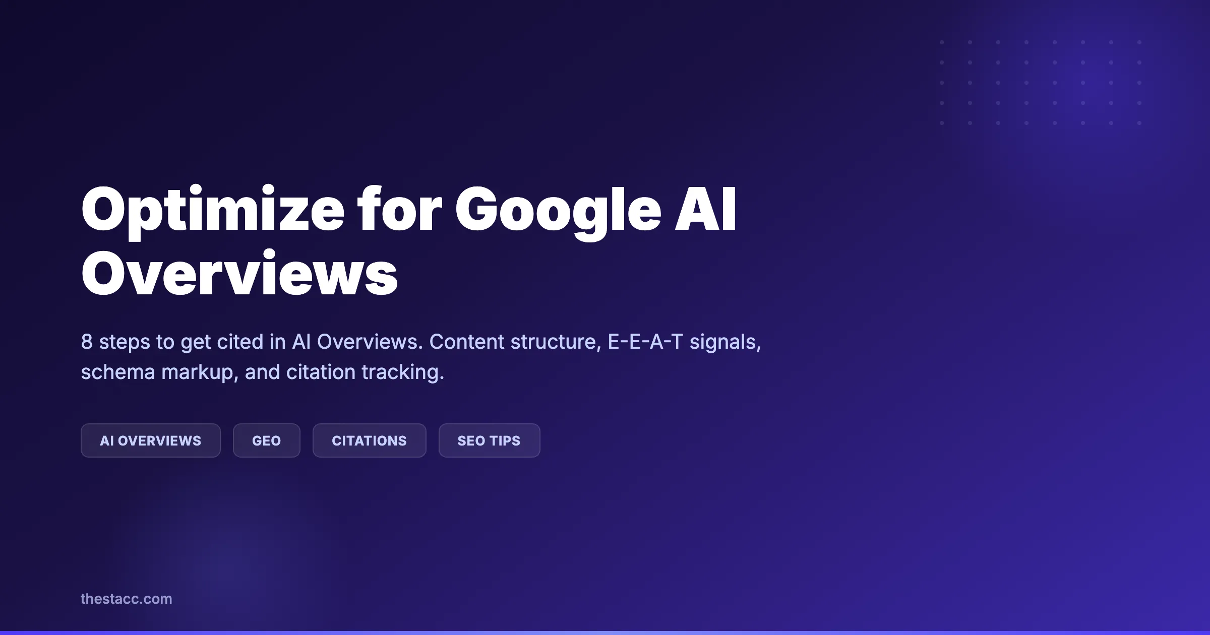 How to Optimize for Google AI Overviews (2026)