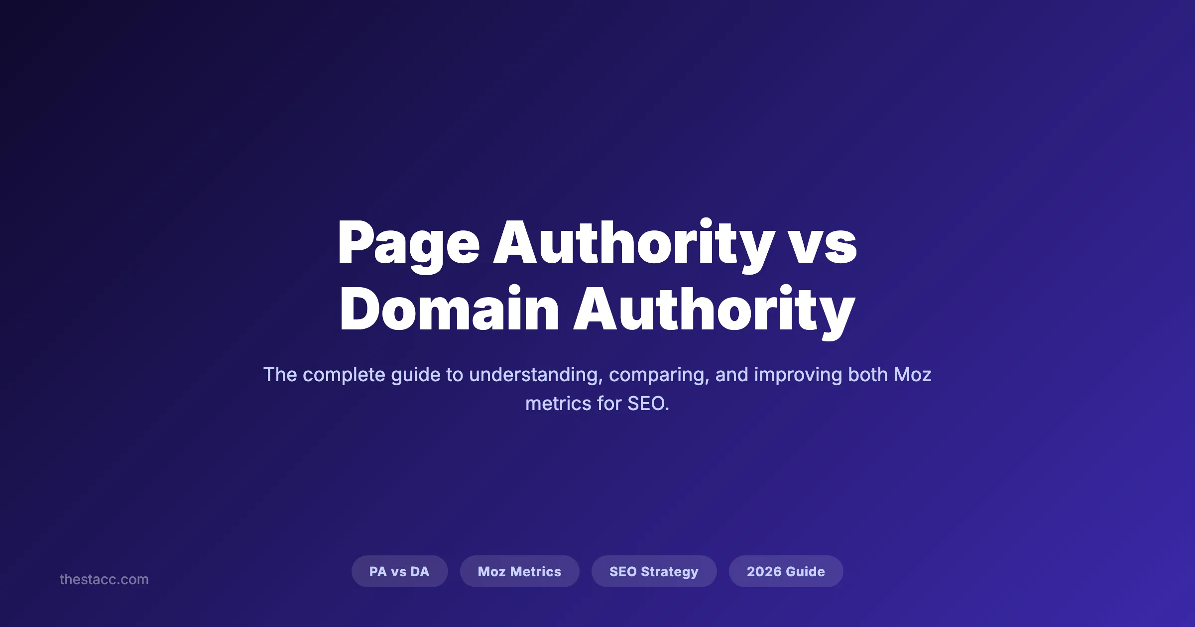 Page Authority vs Domain Authority: Complete Guide
