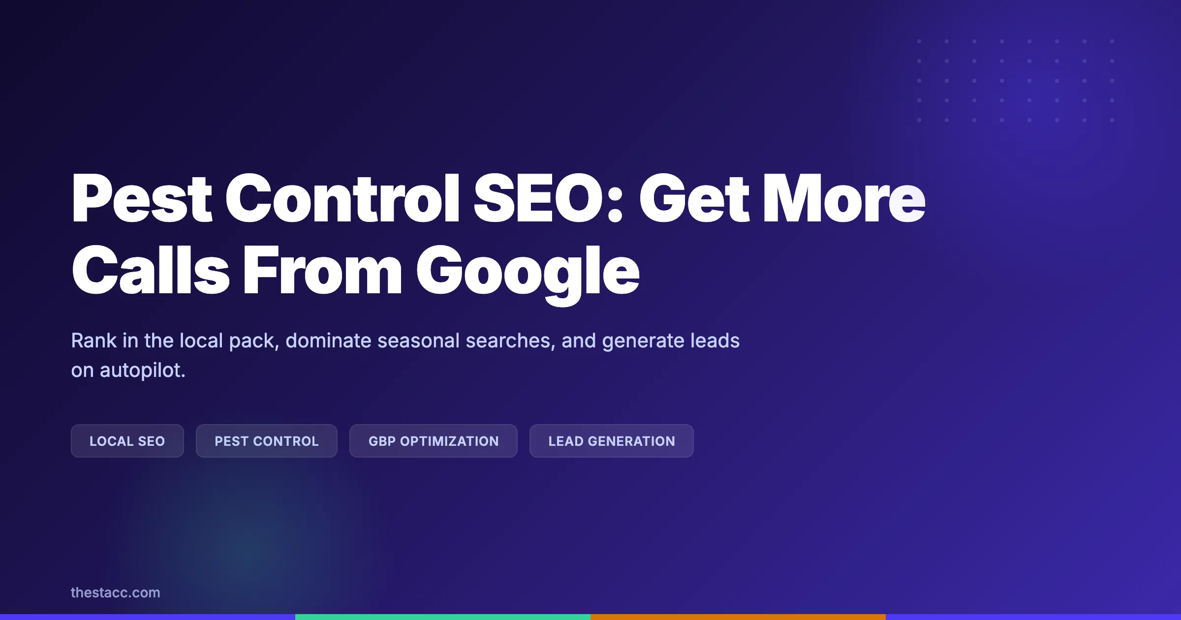 Pest Control SEO: Get More Calls From Google