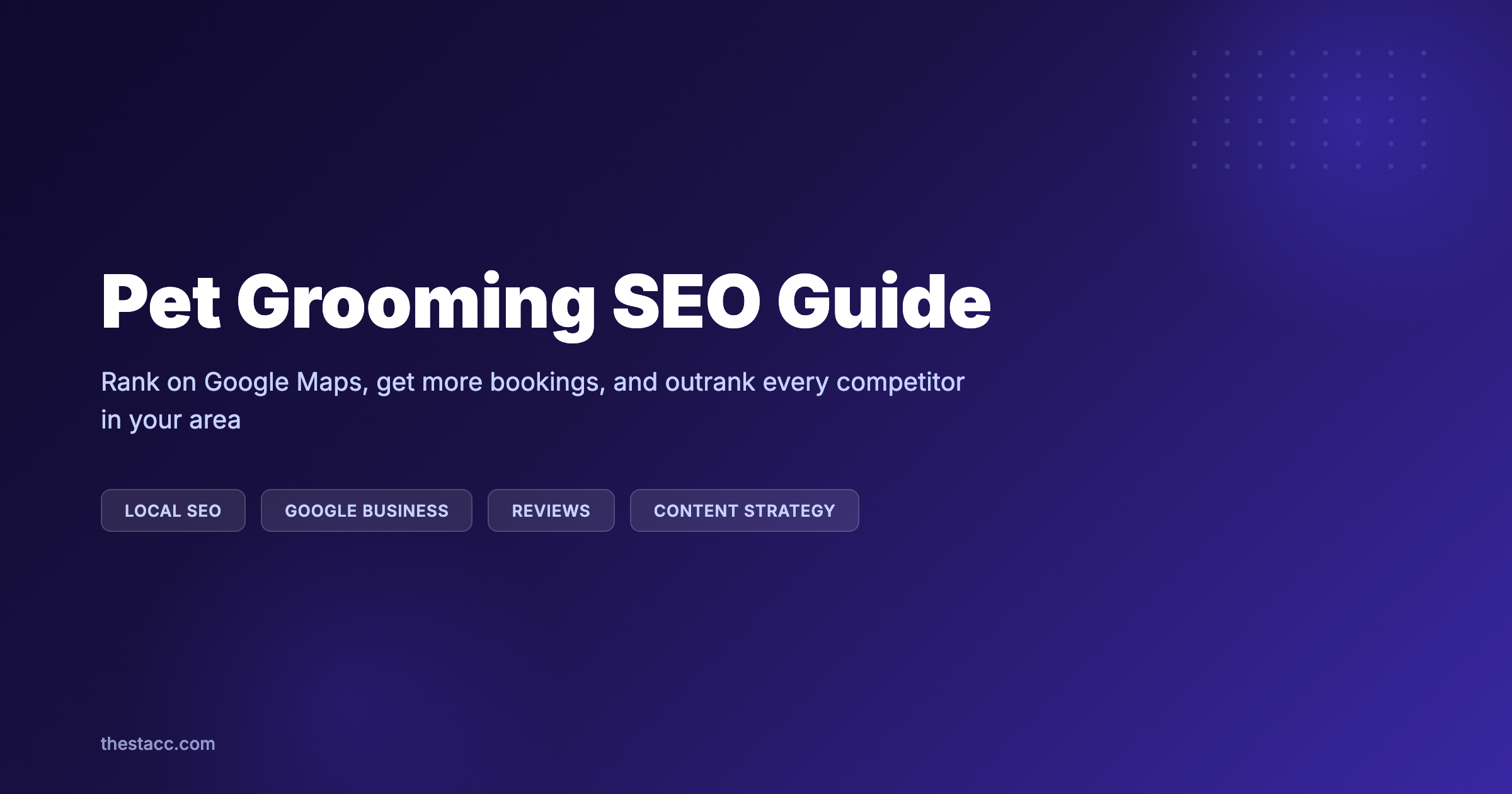 Pet Grooming SEO: Rank on Google and Book More Clients