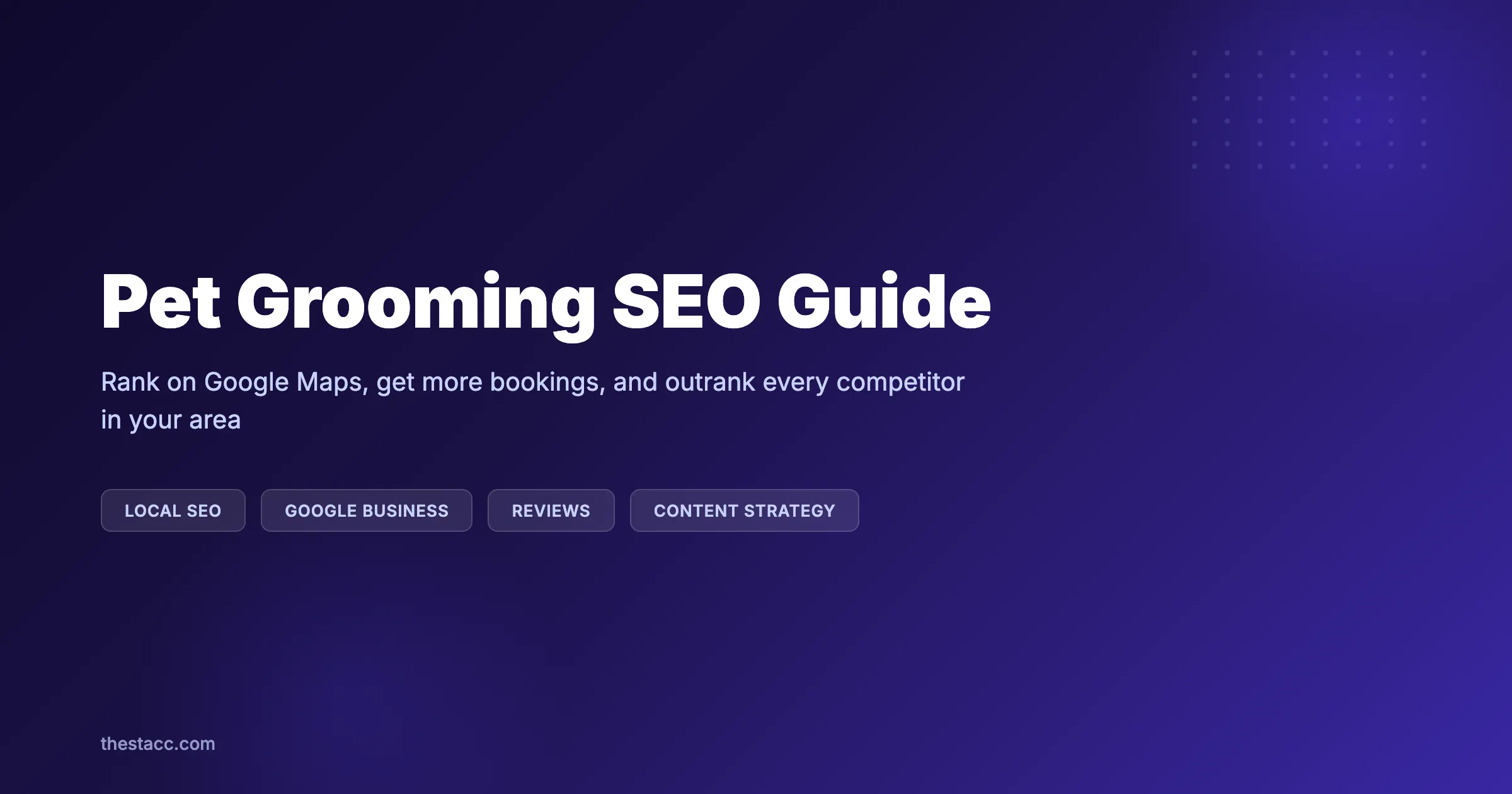 Pet Grooming SEO: Rank on Google and Book More Clients