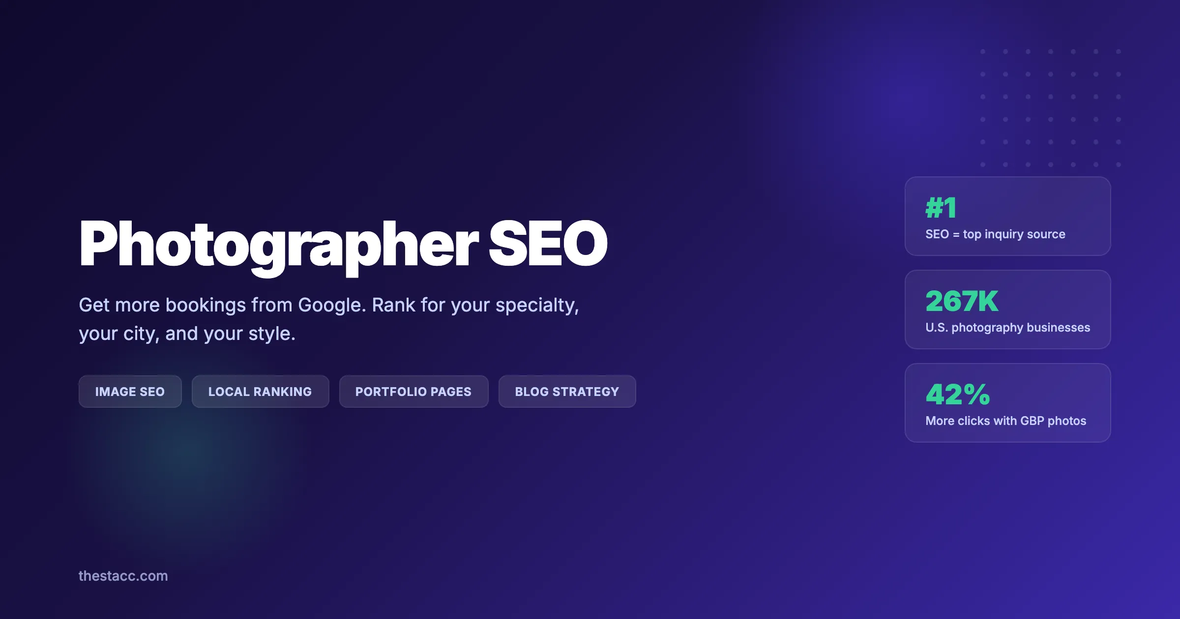 Photographer SEO: Get More Bookings from Google (2026)