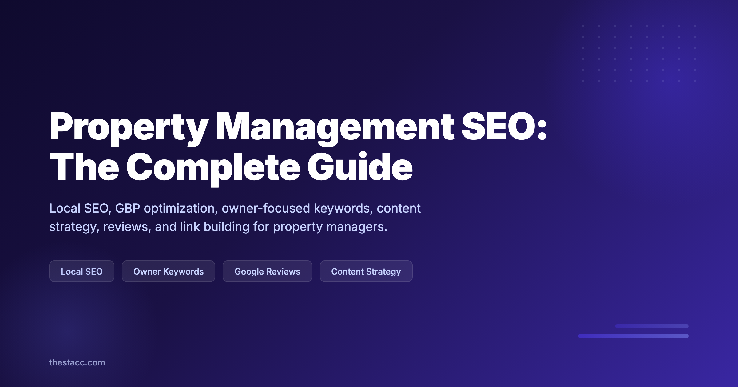 Property Management SEO: The Complete Guide (2026)
