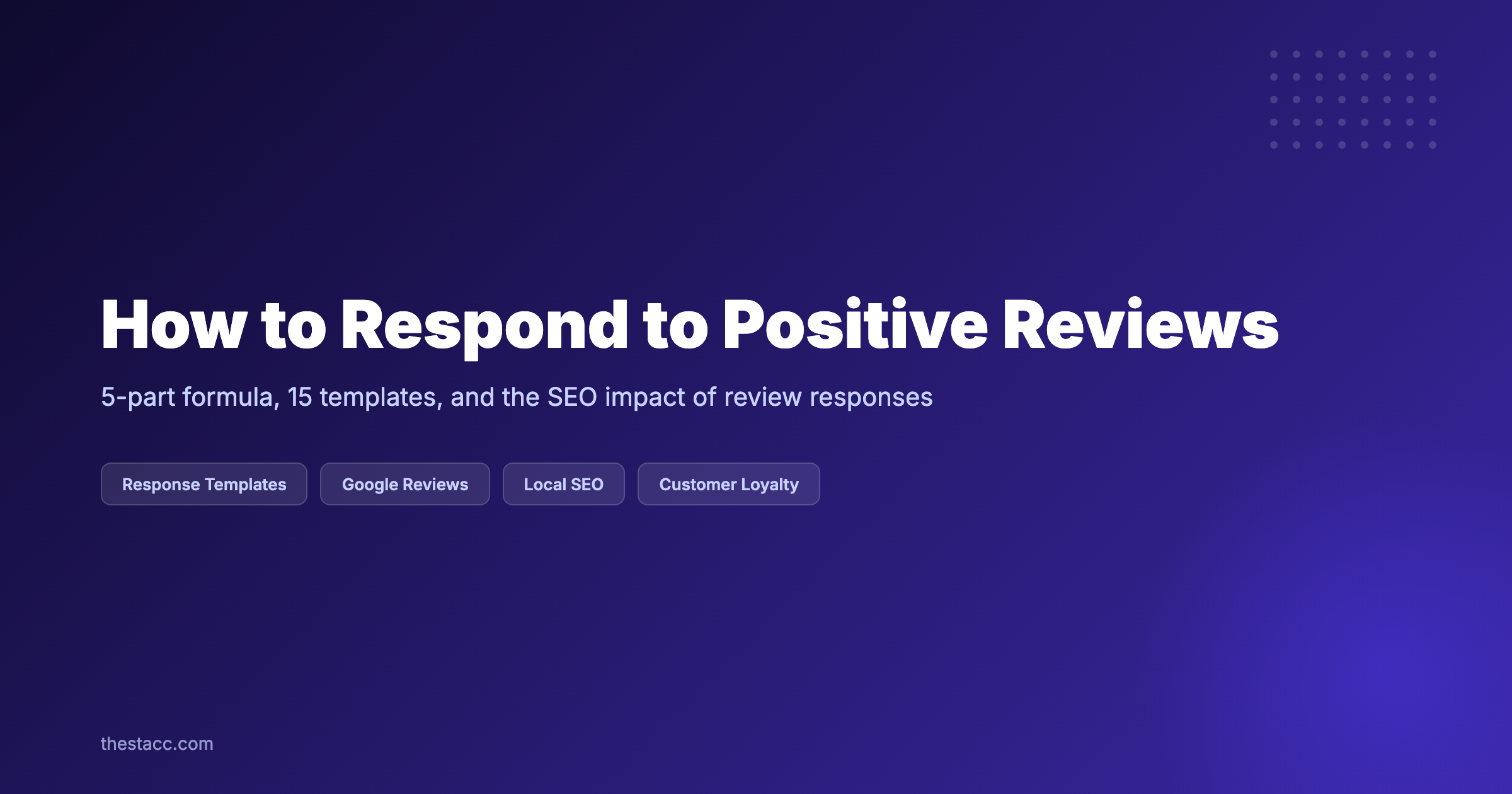 How to Respond to Positive Reviews (With Examples)