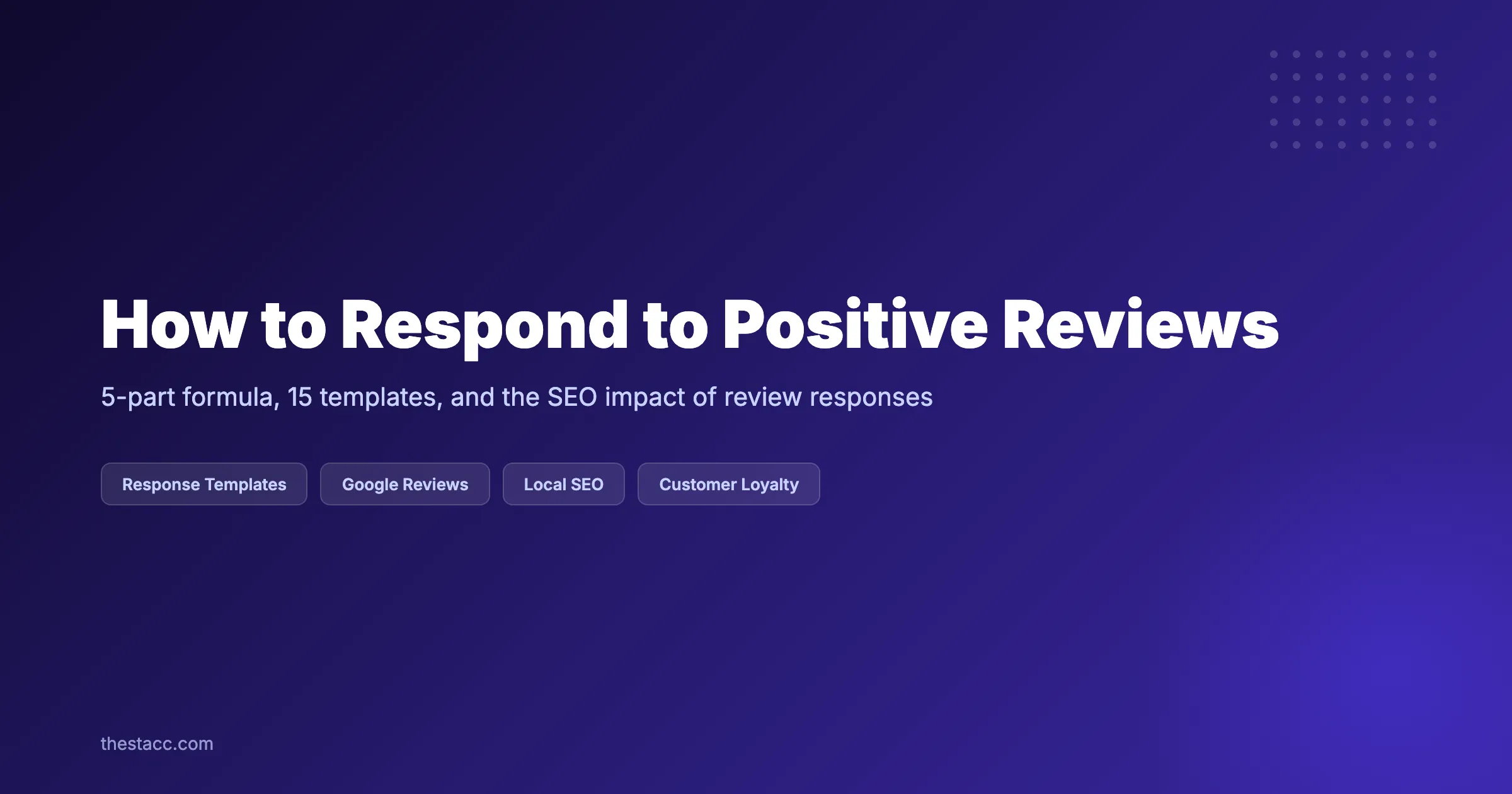 How to Respond to Positive Reviews (With Examples)