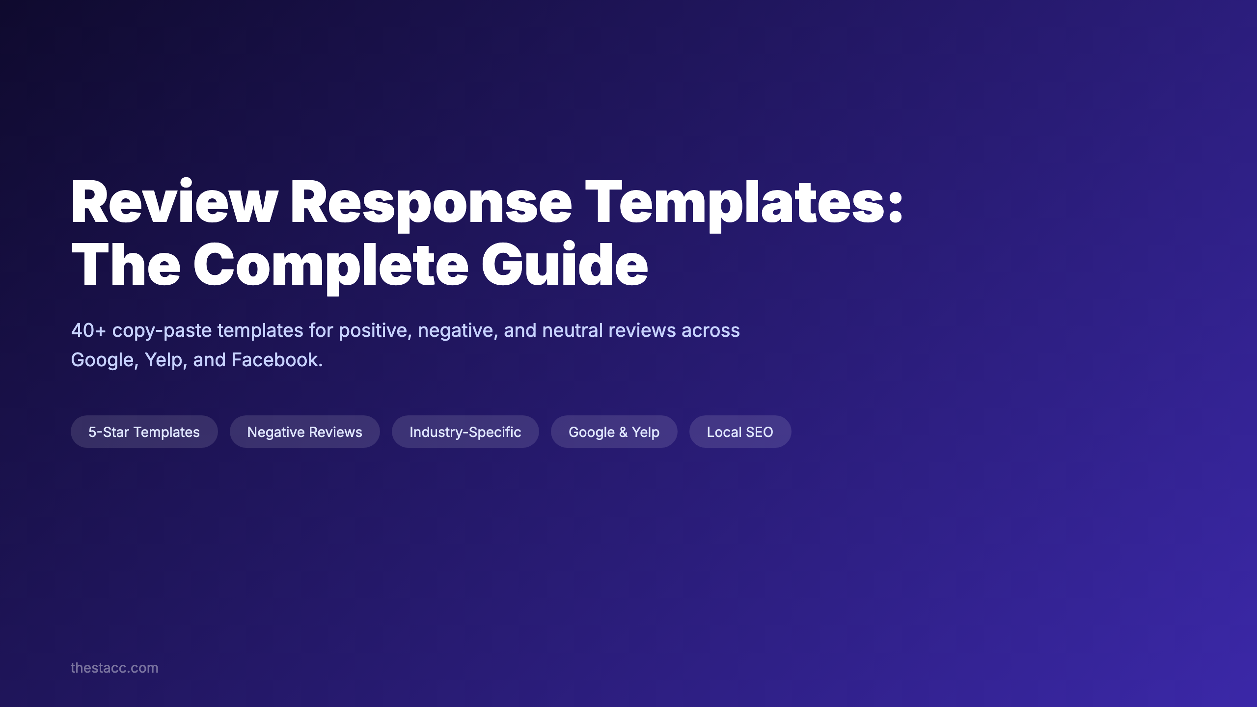 Review Response Templates: The Complete Guide