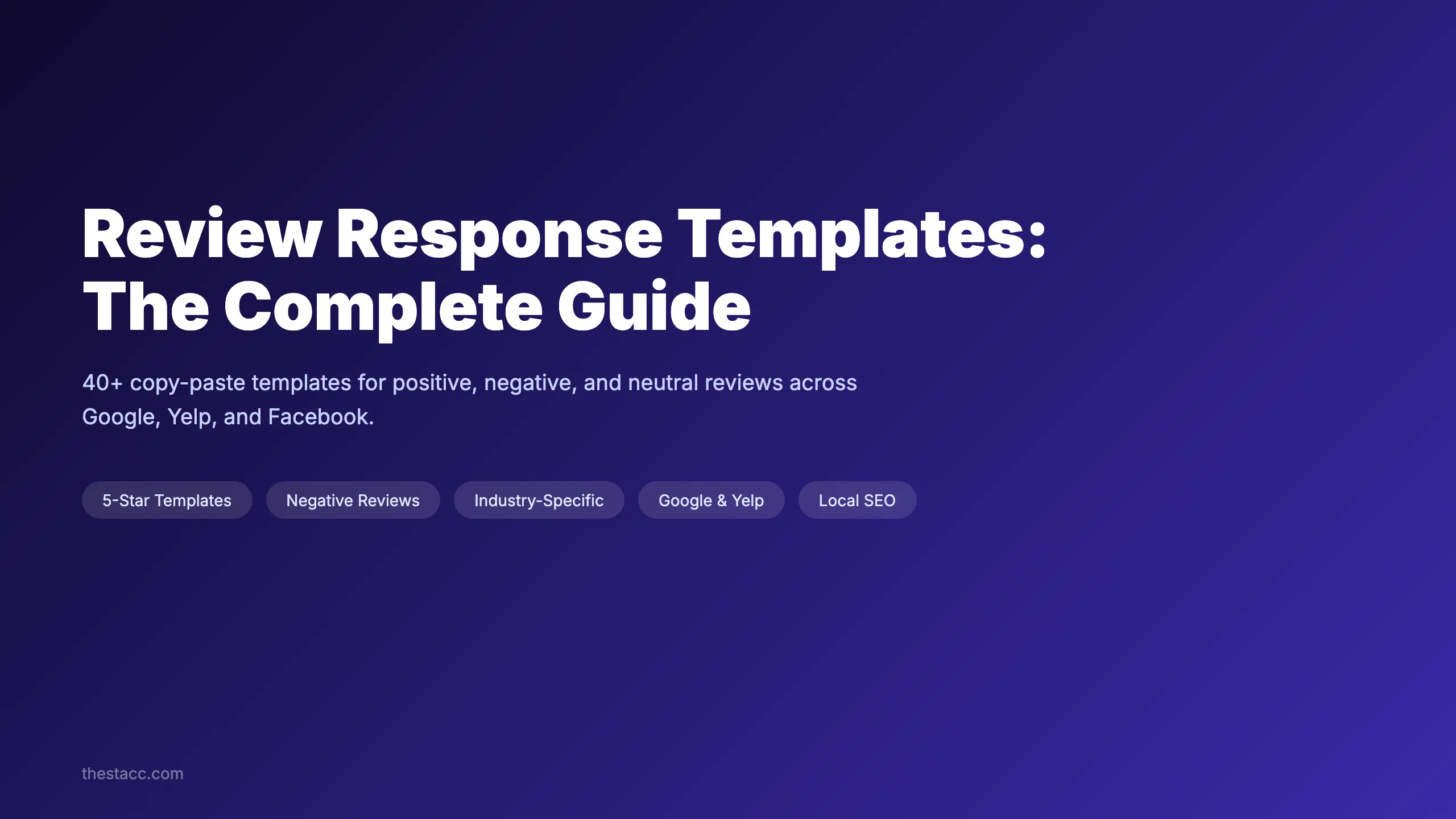 Review Response Templates: The Complete Guide