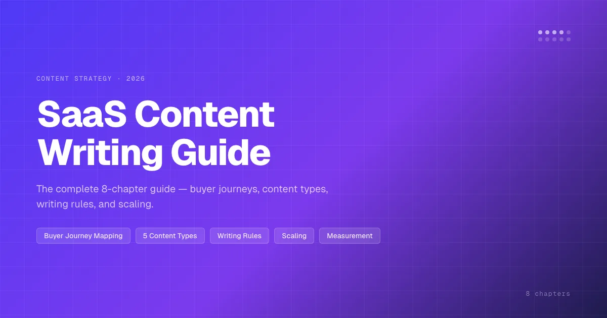 SaaS Content Writing: The Complete Guide for 2026