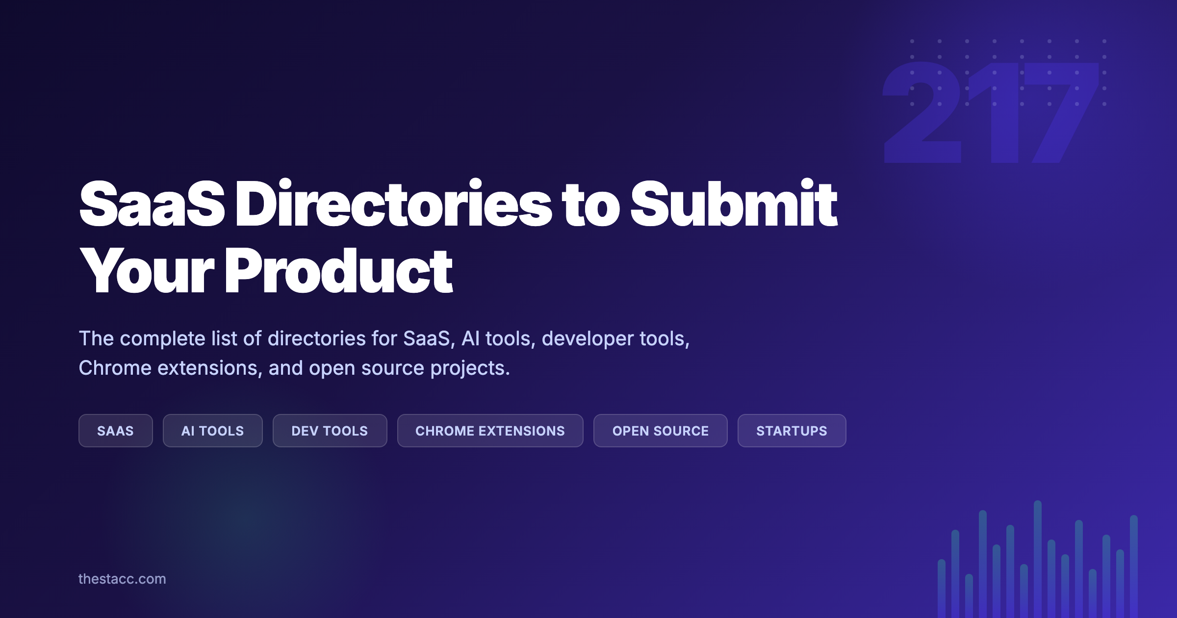217 SaaS Directories to Submit Your Product (2026)