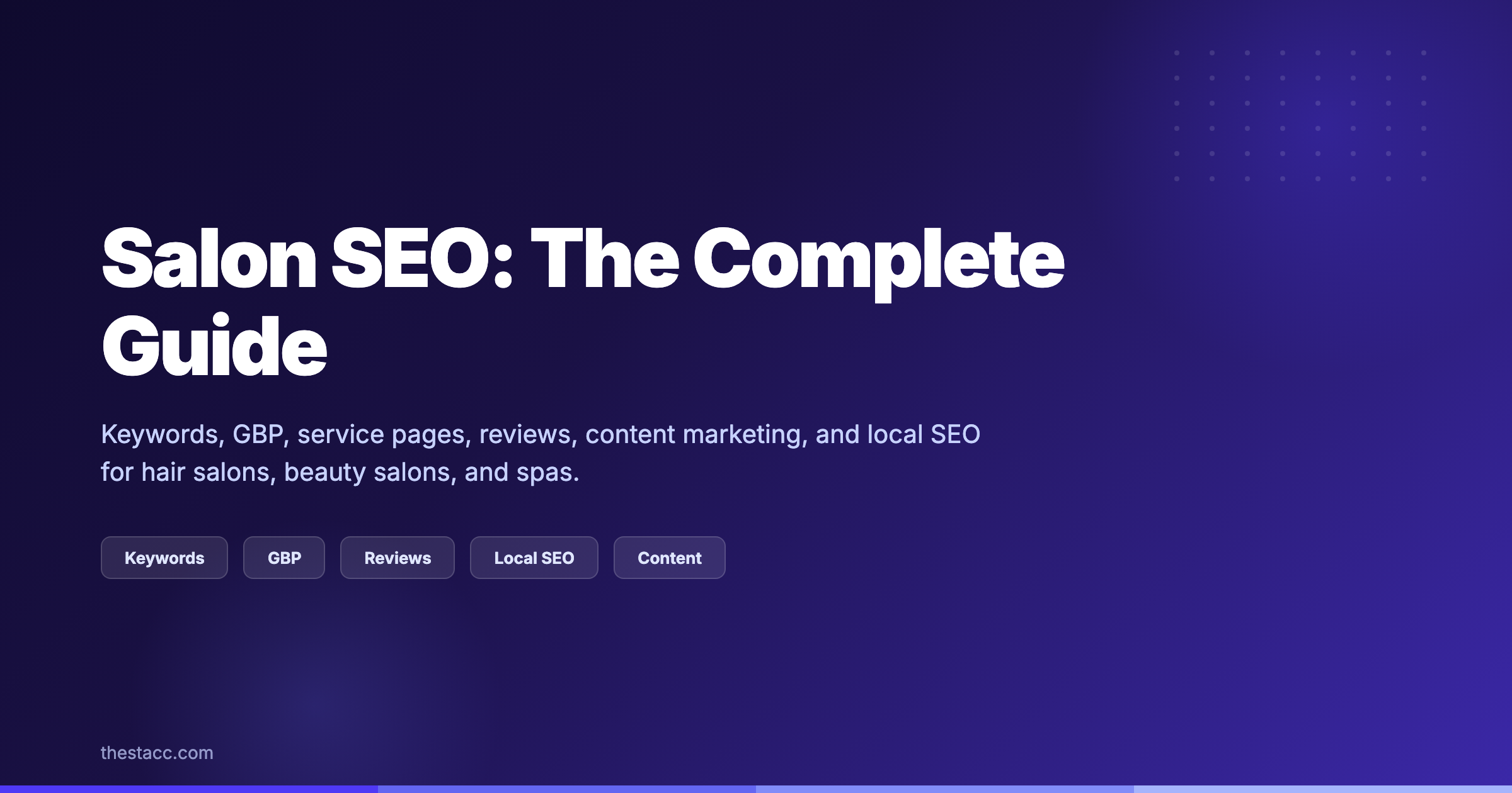 Salon SEO: The Complete Guide for 2026