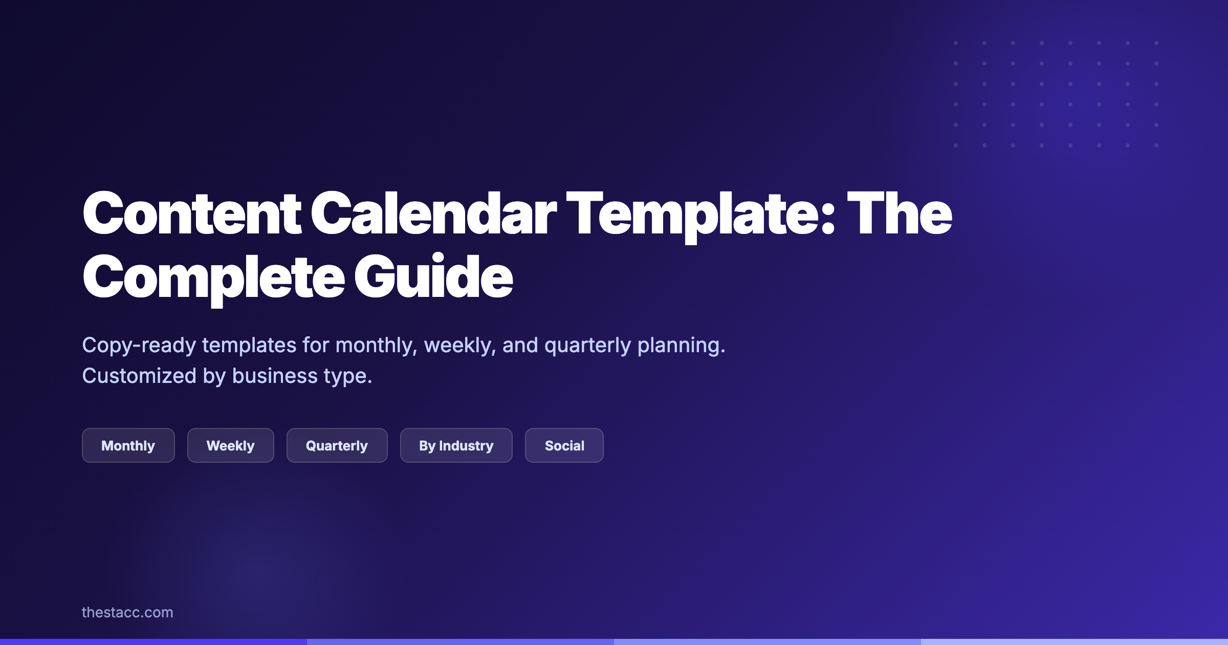 Content Calendar Template: The Complete Guide (2026)