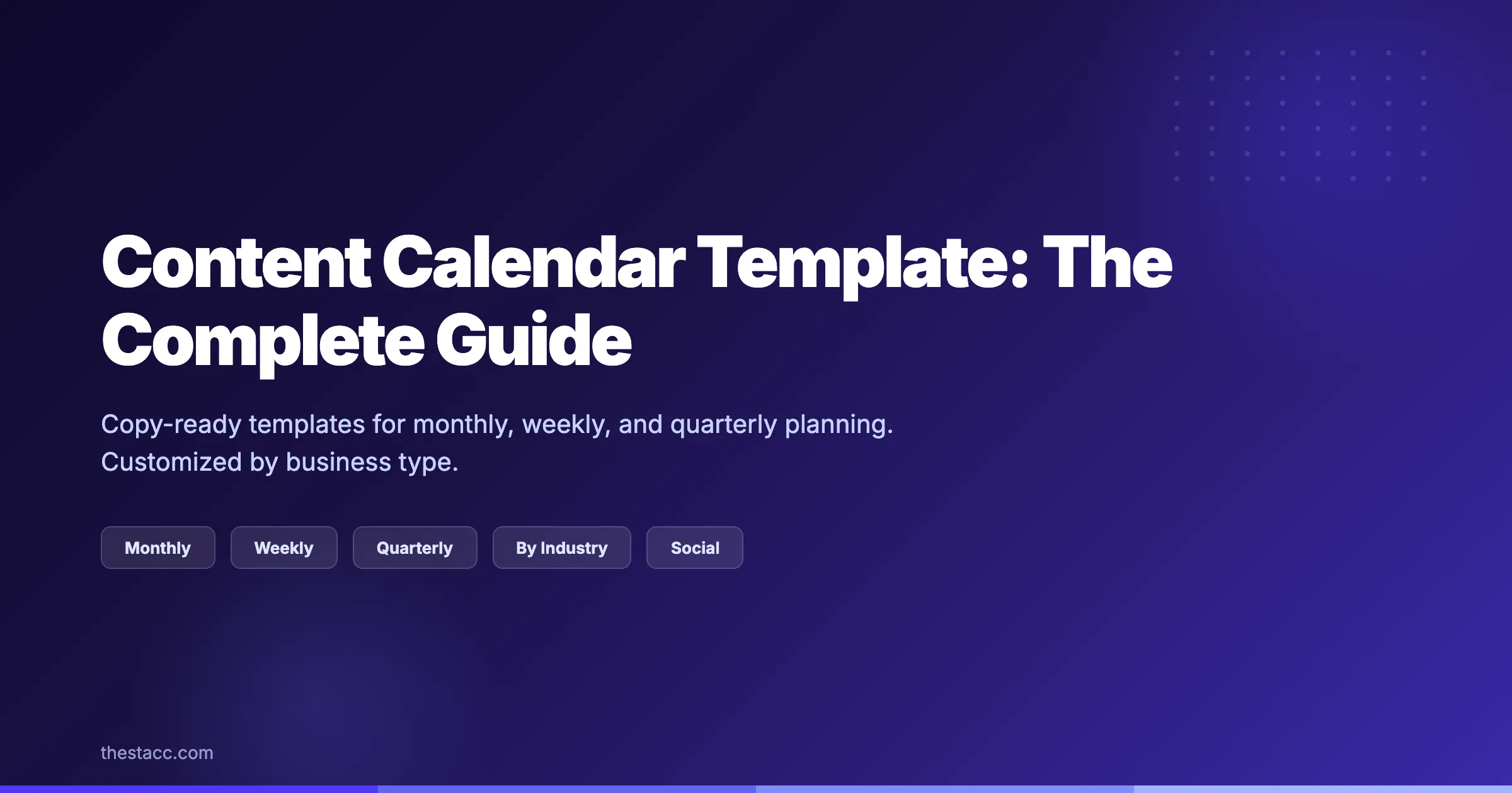 Content Calendar Template: The Complete Guide (2026)