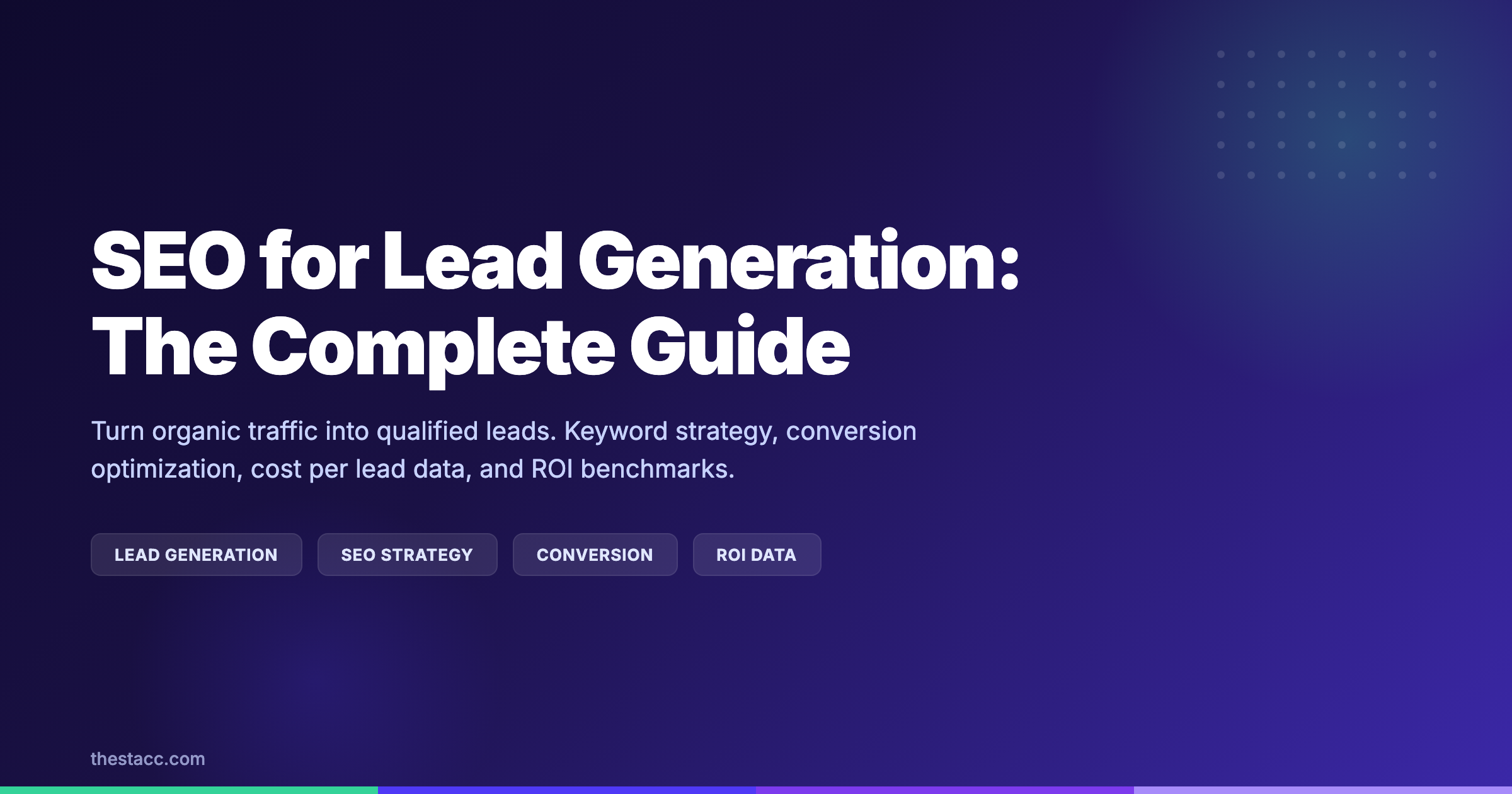 SEO for Lead Generation: The Complete Guide (2026)