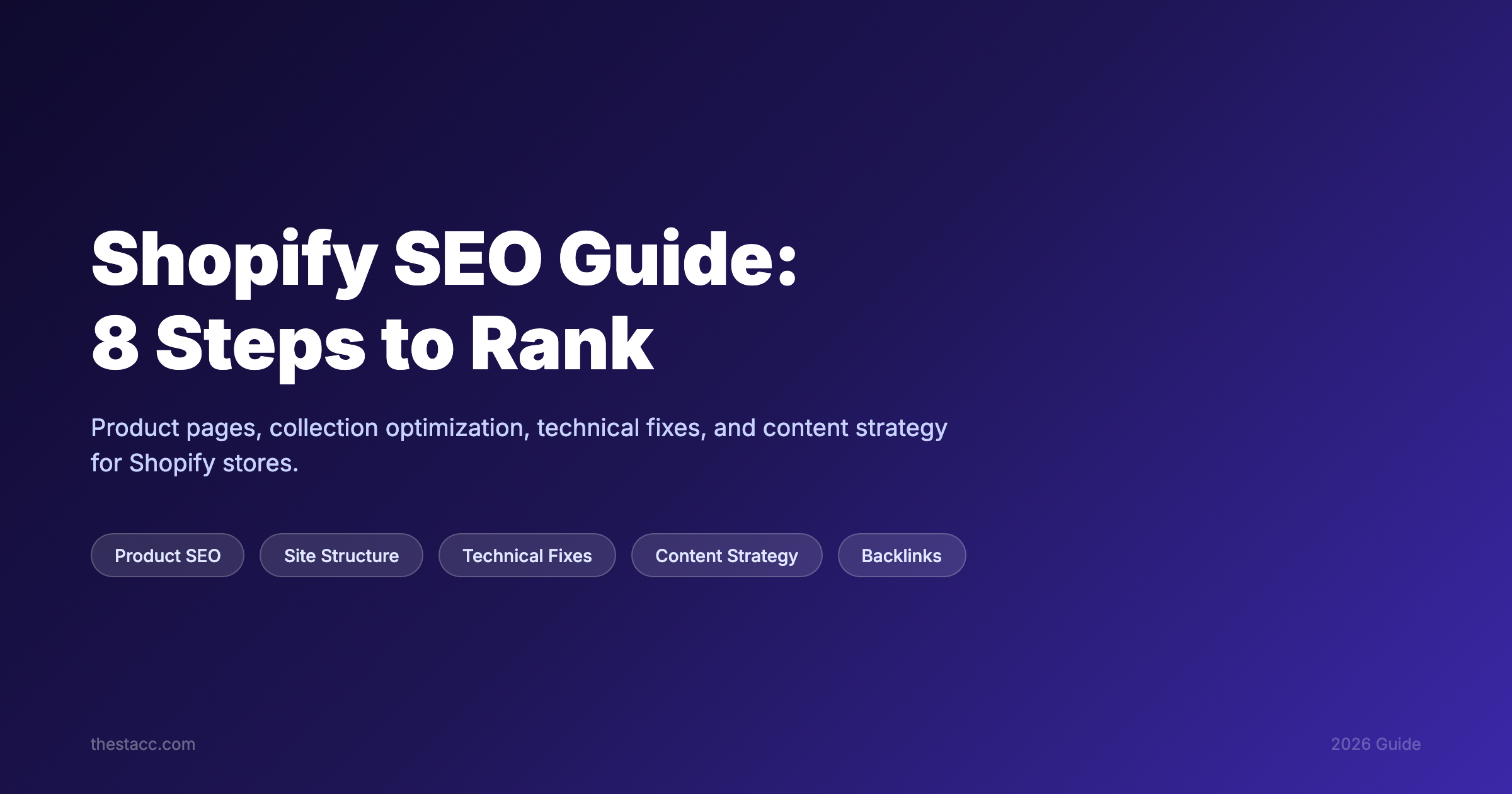 Shopify SEO Guide: 8 Steps to Rank Your Store