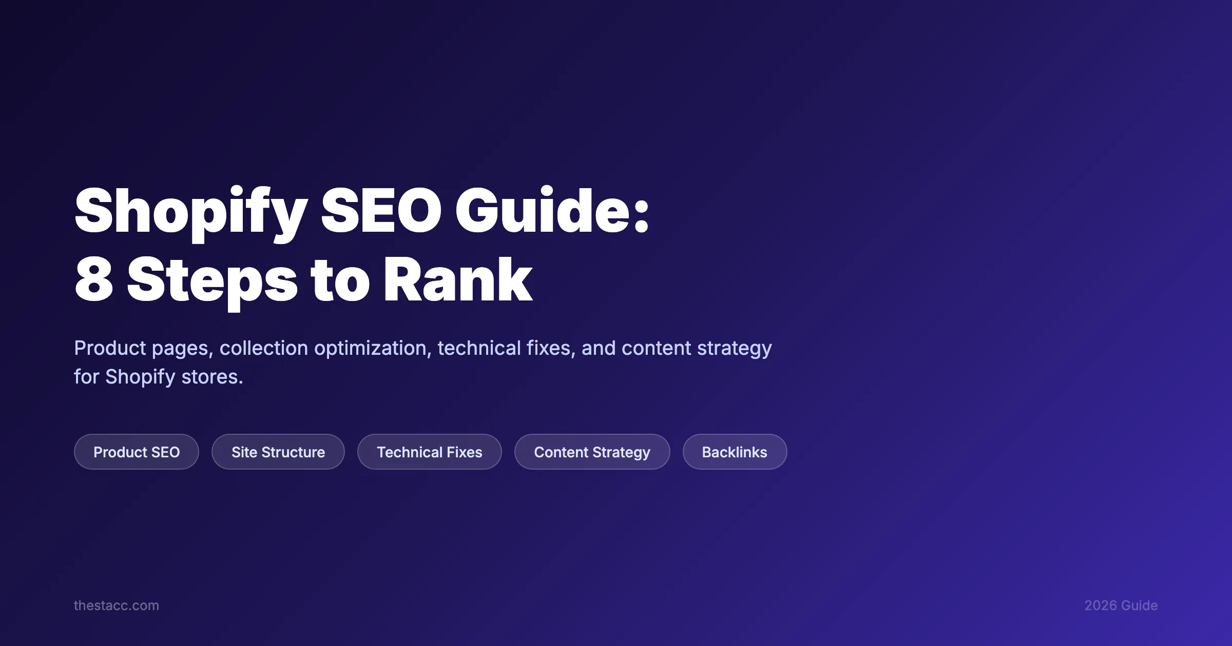 Shopify SEO Guide: 8 Steps to Rank Your Store