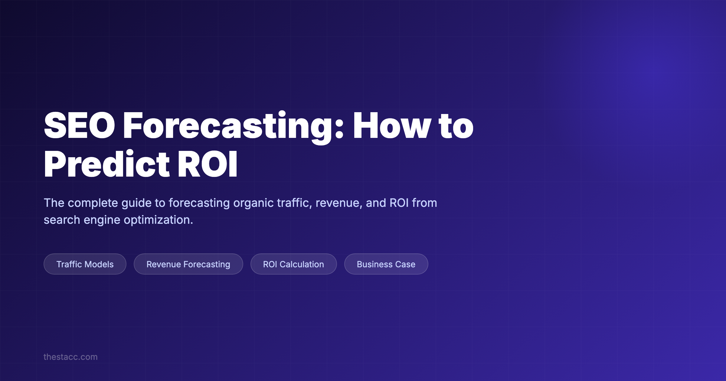 SEO Forecasting: How to Predict ROI (2026)