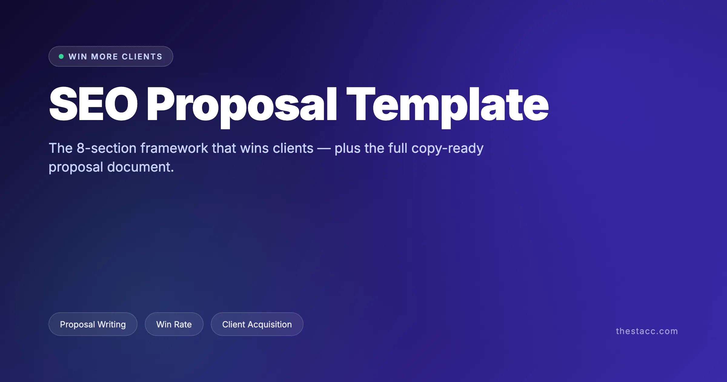SEO Proposal Template: Win More Clients