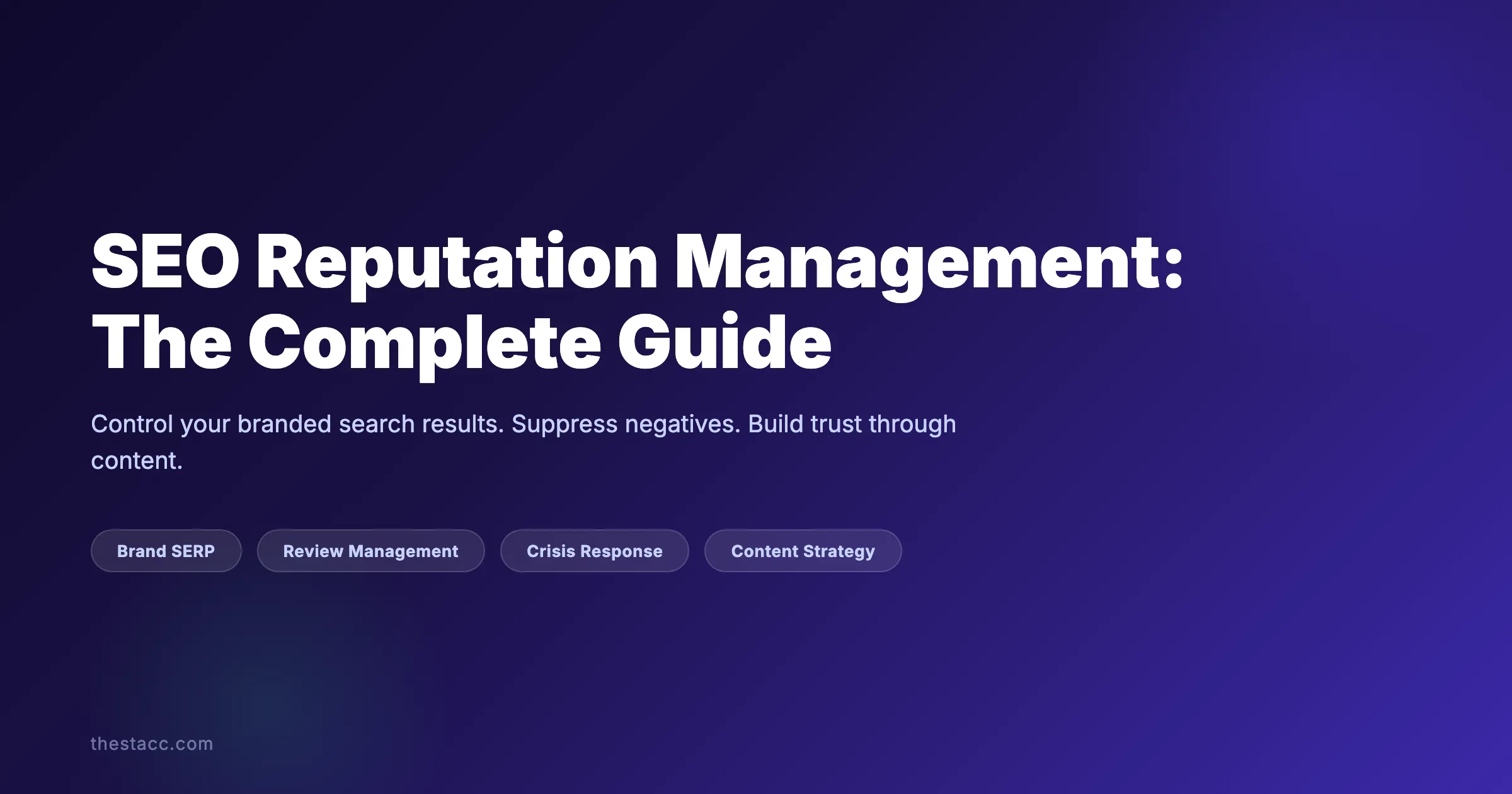 SEO Reputation Management: The Complete Guide