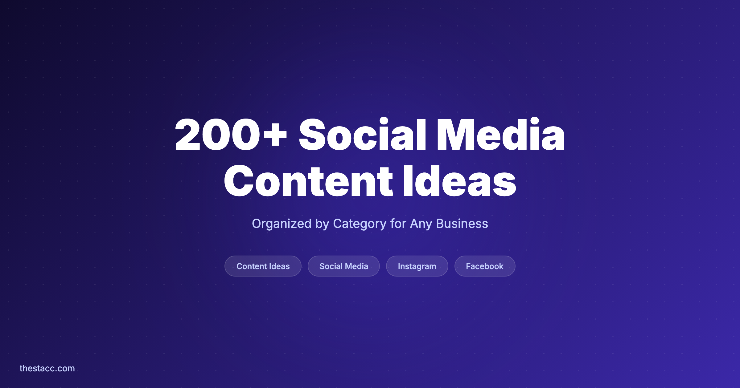 217 Social Media Content Ideas (By Category)