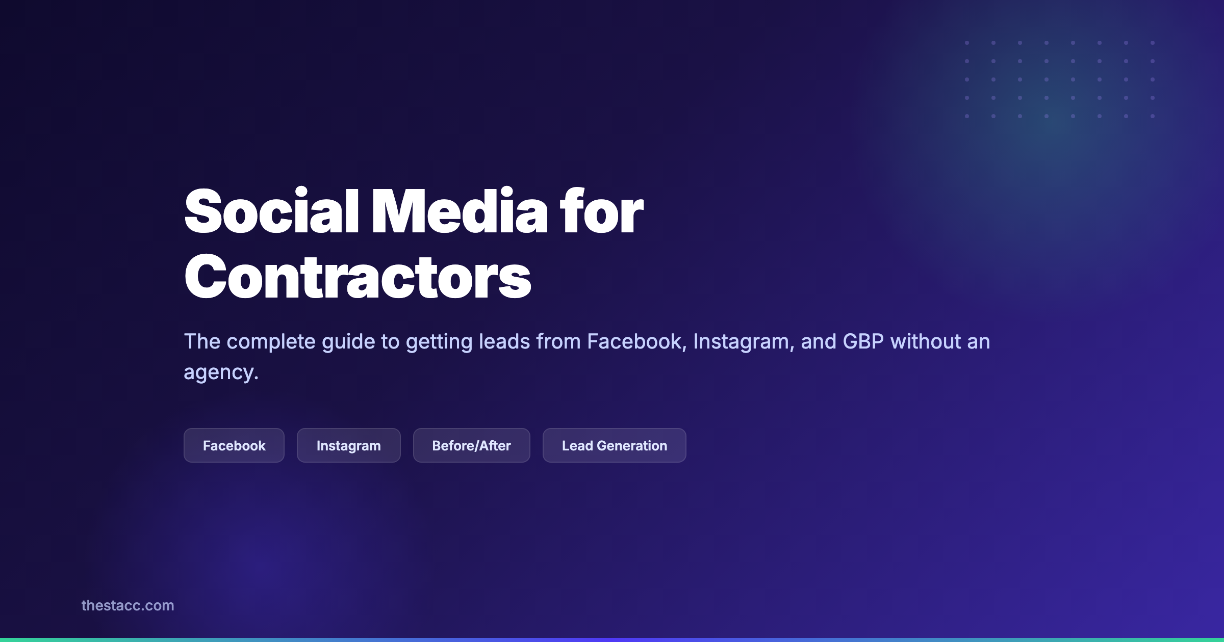 Social Media for Contractors: The Complete Guide