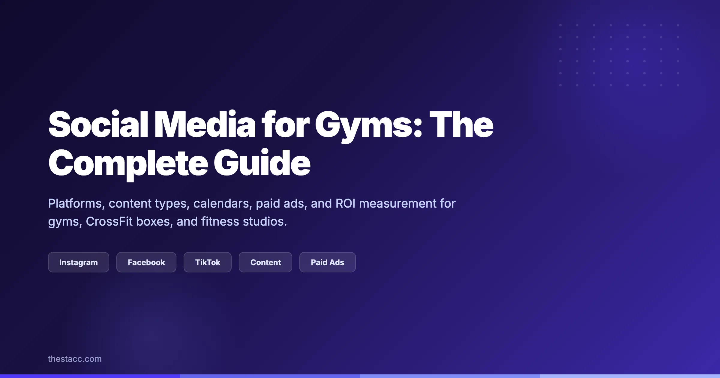 Social Media for Gyms: The Complete Guide (2026)