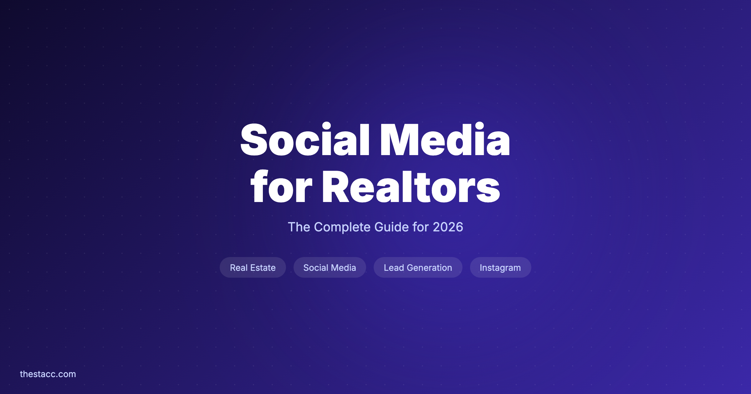 Social Media for Realtors: The Complete Guide (2026)