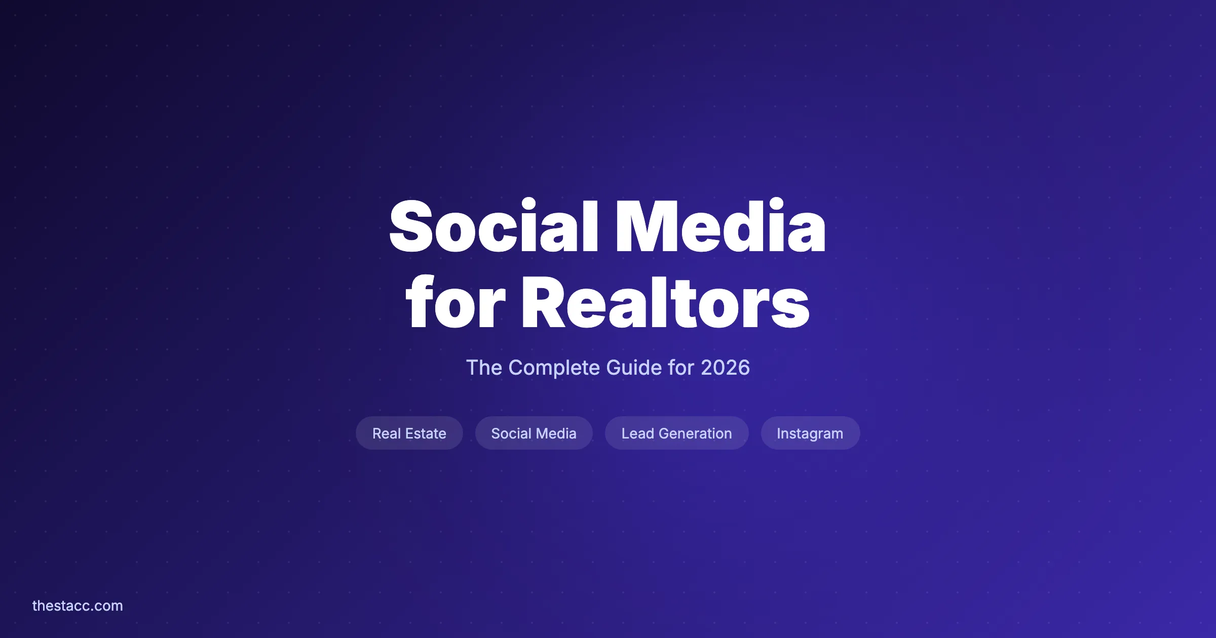 Social Media for Realtors: The Complete Guide (2026)