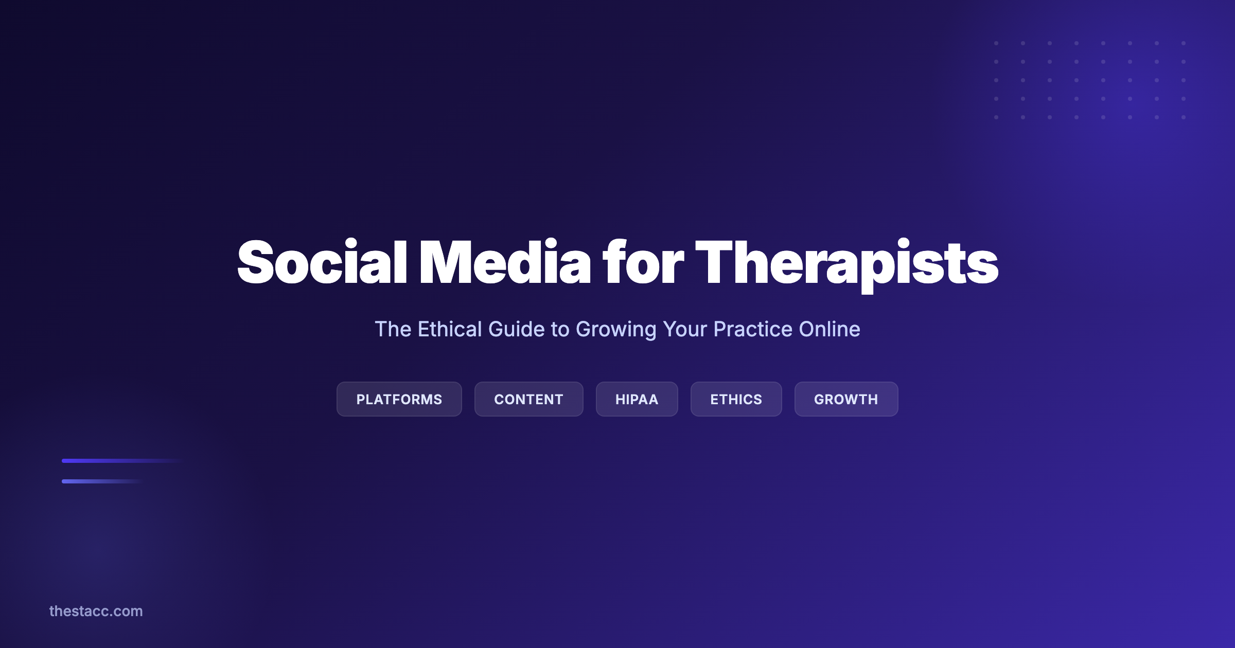 Social Media for Therapists: The Complete Guide (2026)