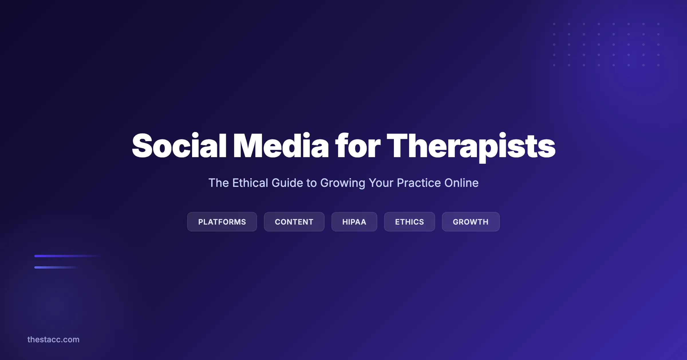 Social Media for Therapists: The Complete Guide (2026)