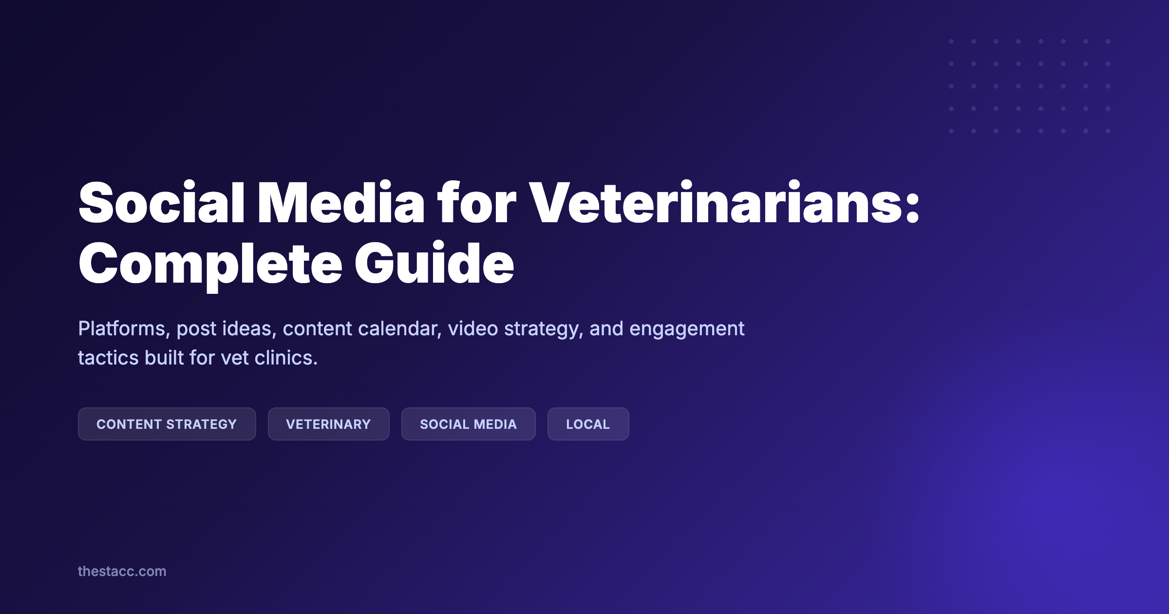 Social Media for Veterinarians: Complete Guide