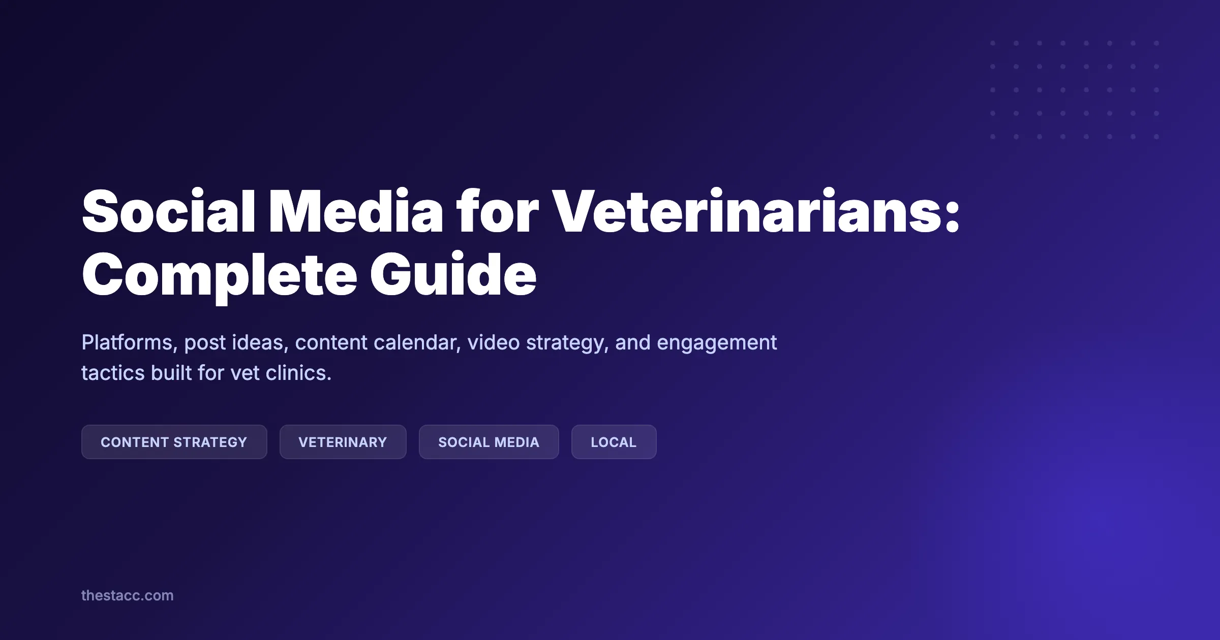 Social Media for Veterinarians: Complete Guide