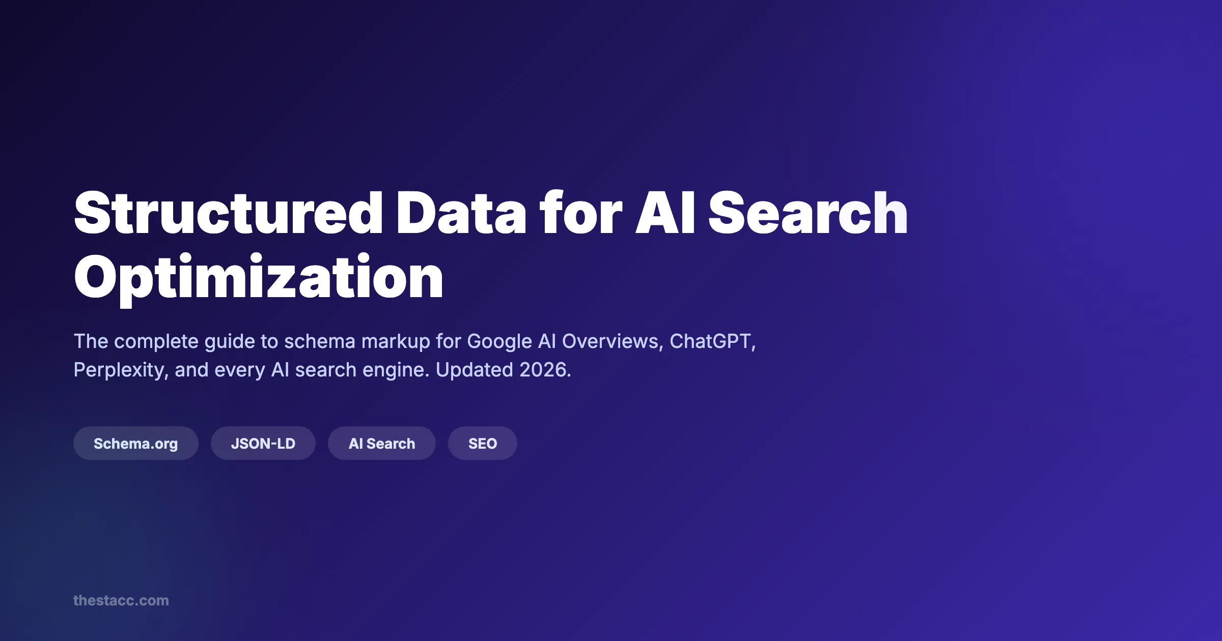 Structured Data for AI Search: The Complete Guide