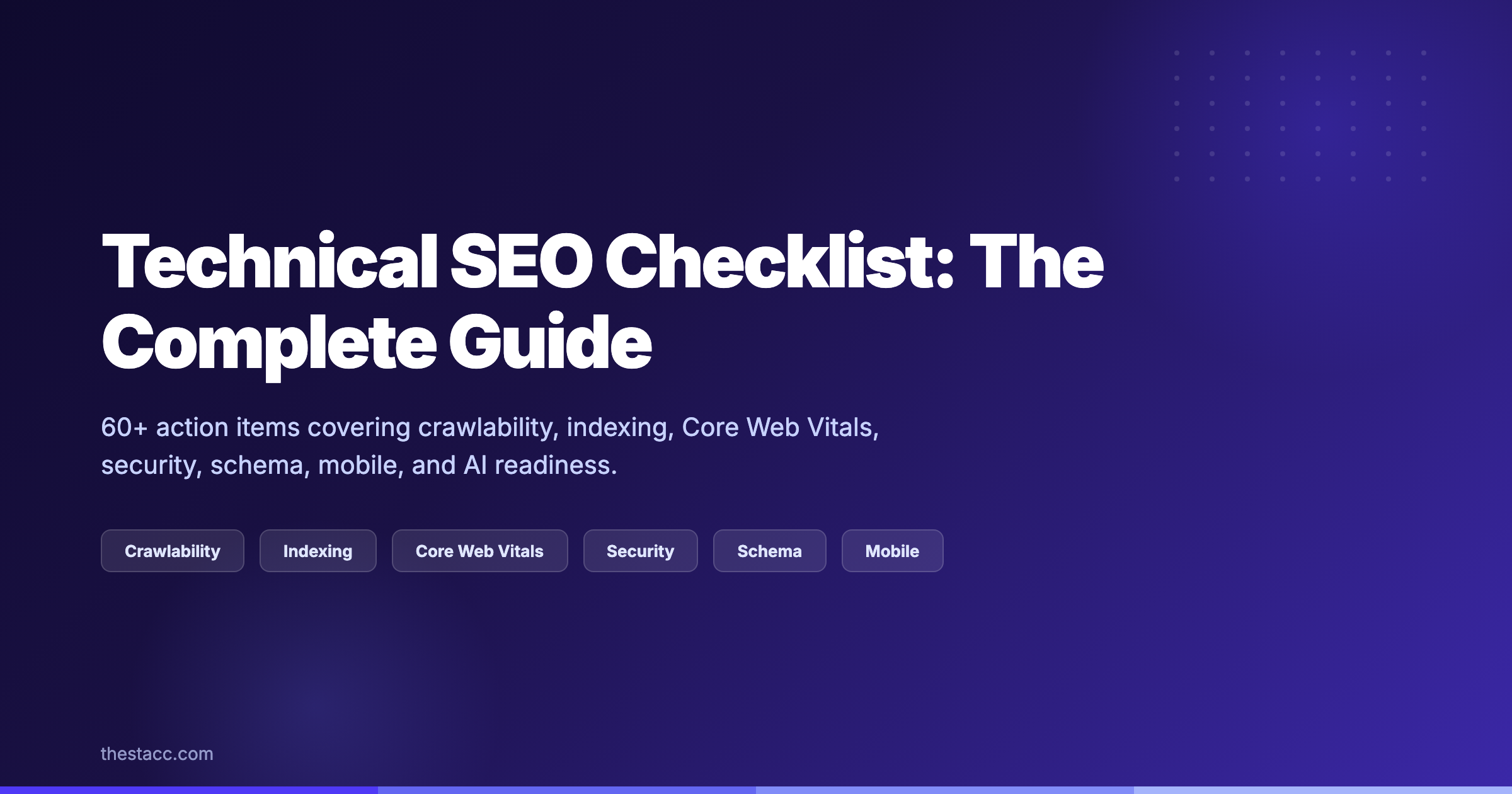 Technical SEO Checklist: The Complete Guide (2026)