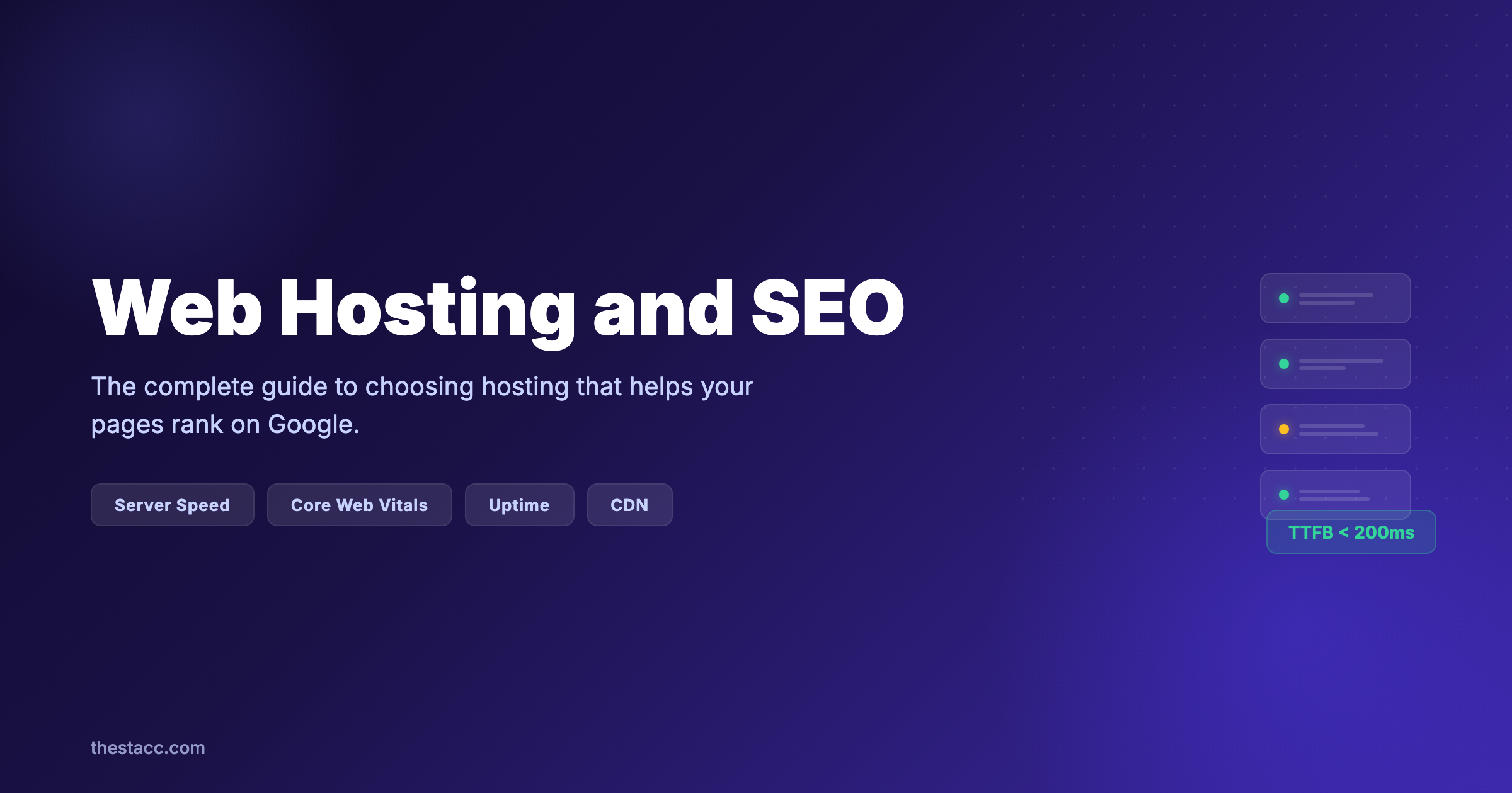 Web Hosting and SEO: The Complete Guide (2026)