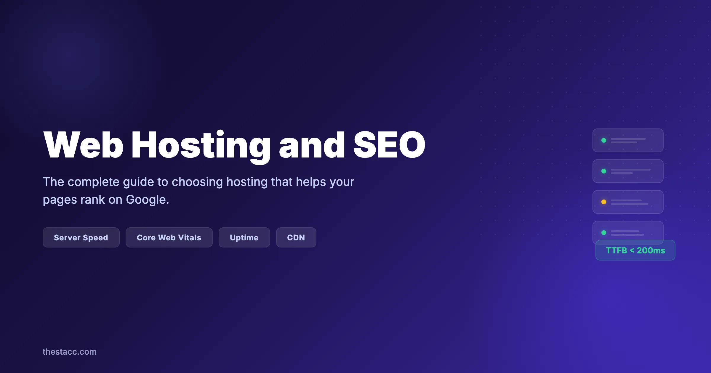 Web Hosting and SEO: The Complete Guide (2026)