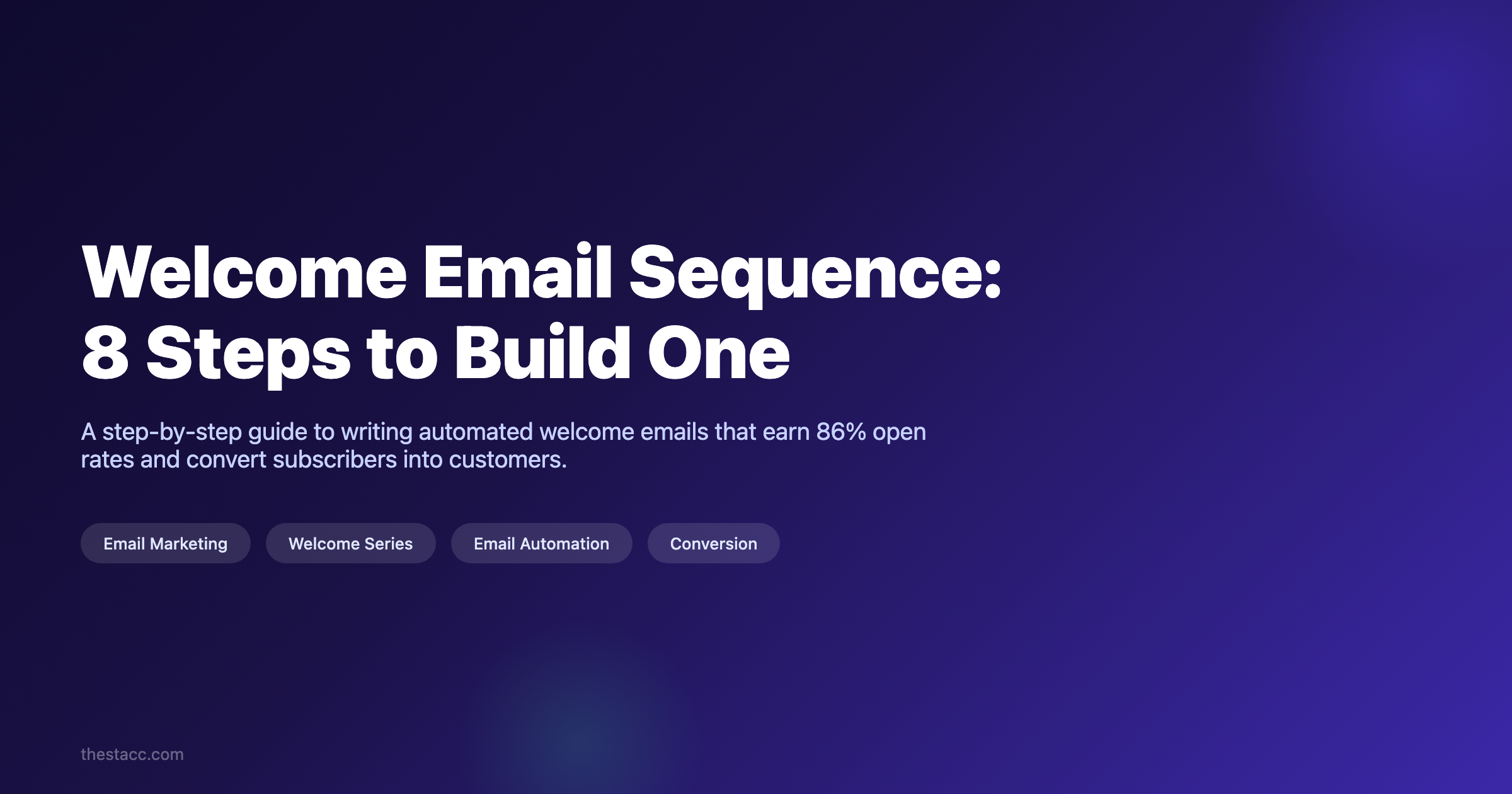 Welcome Email Sequence: 8 Steps to Build One