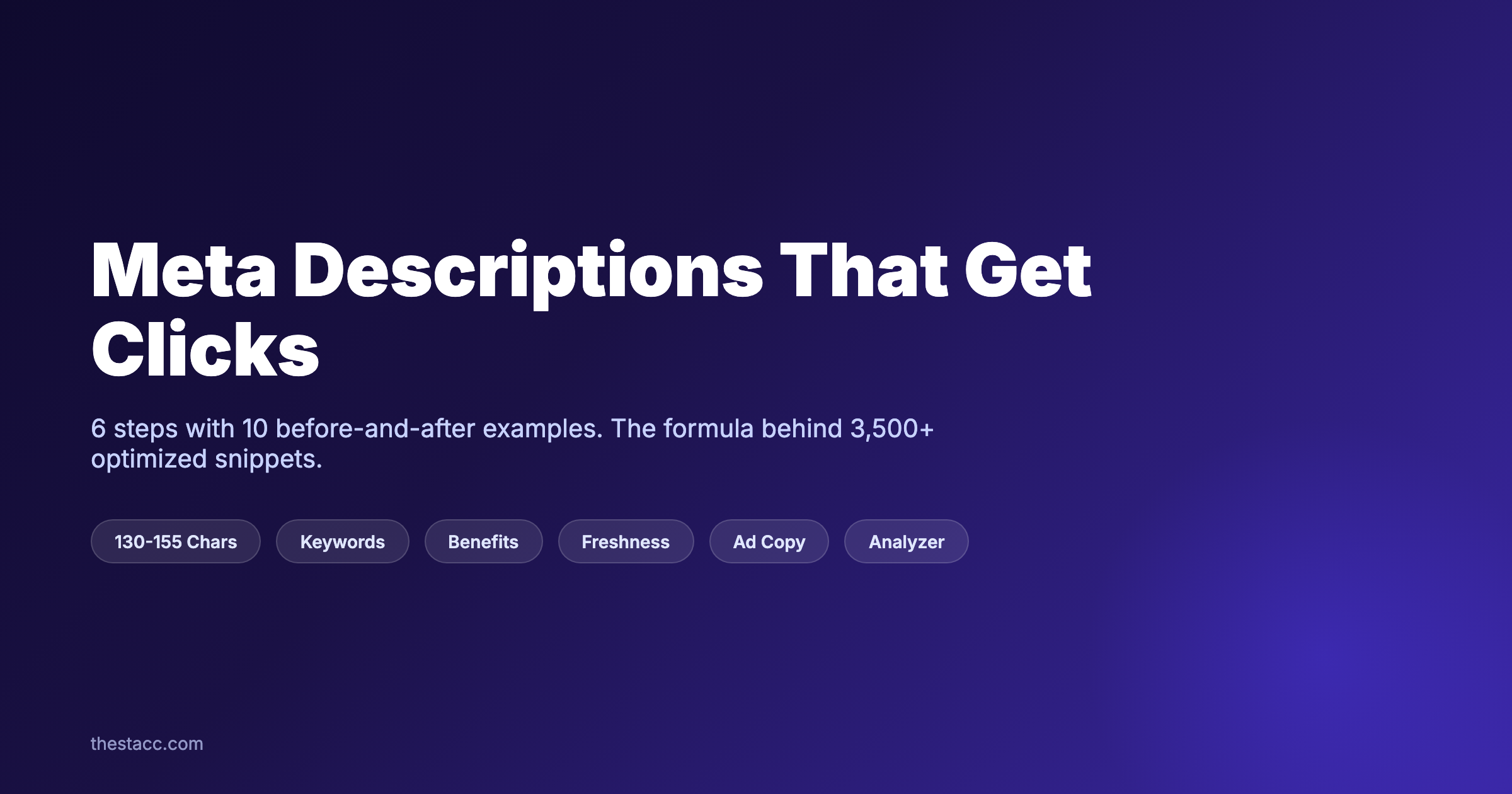 How to Write Meta Descriptions That Get Clicks (2026)